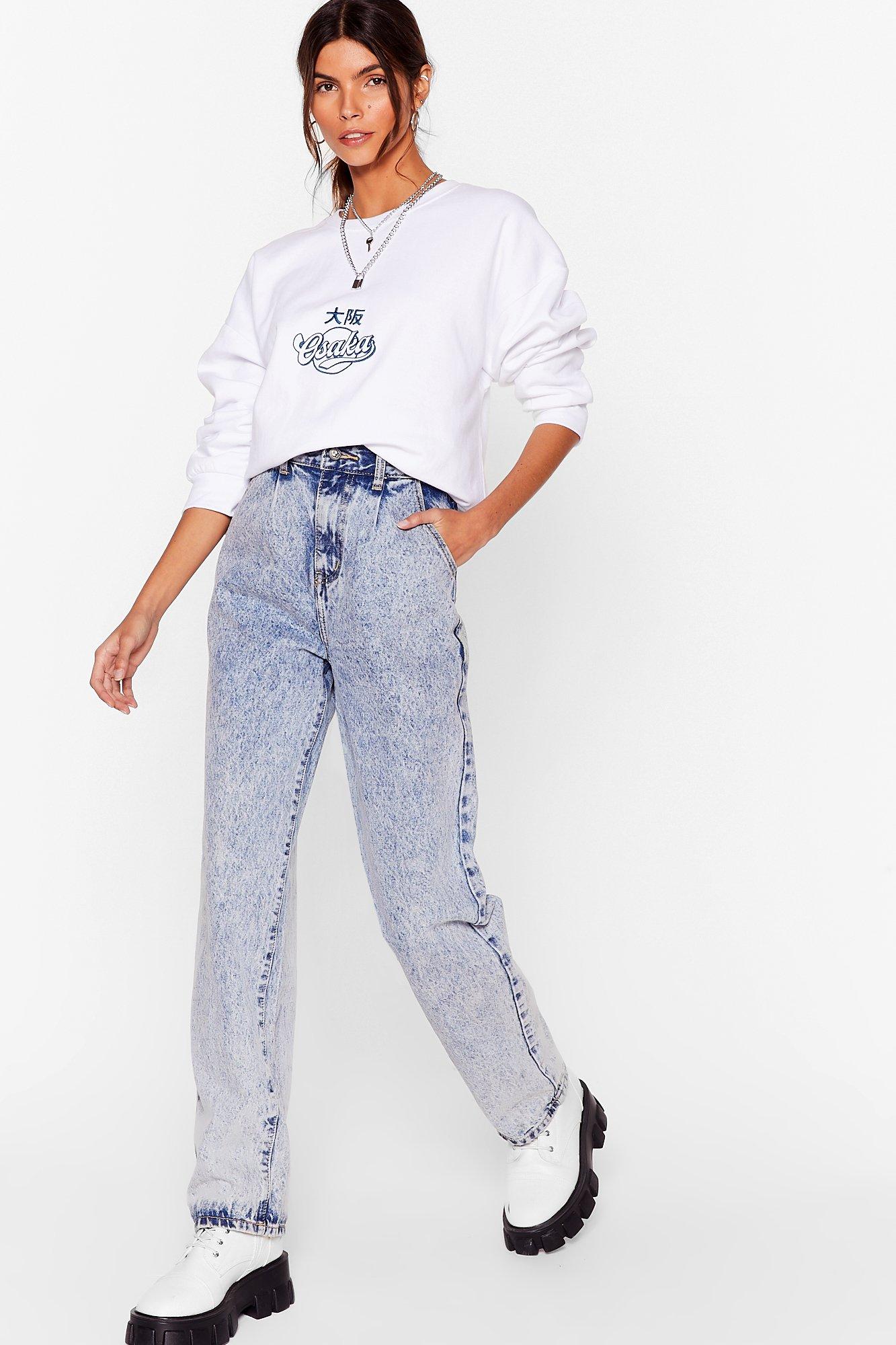 osaka relaxed straight leg jean