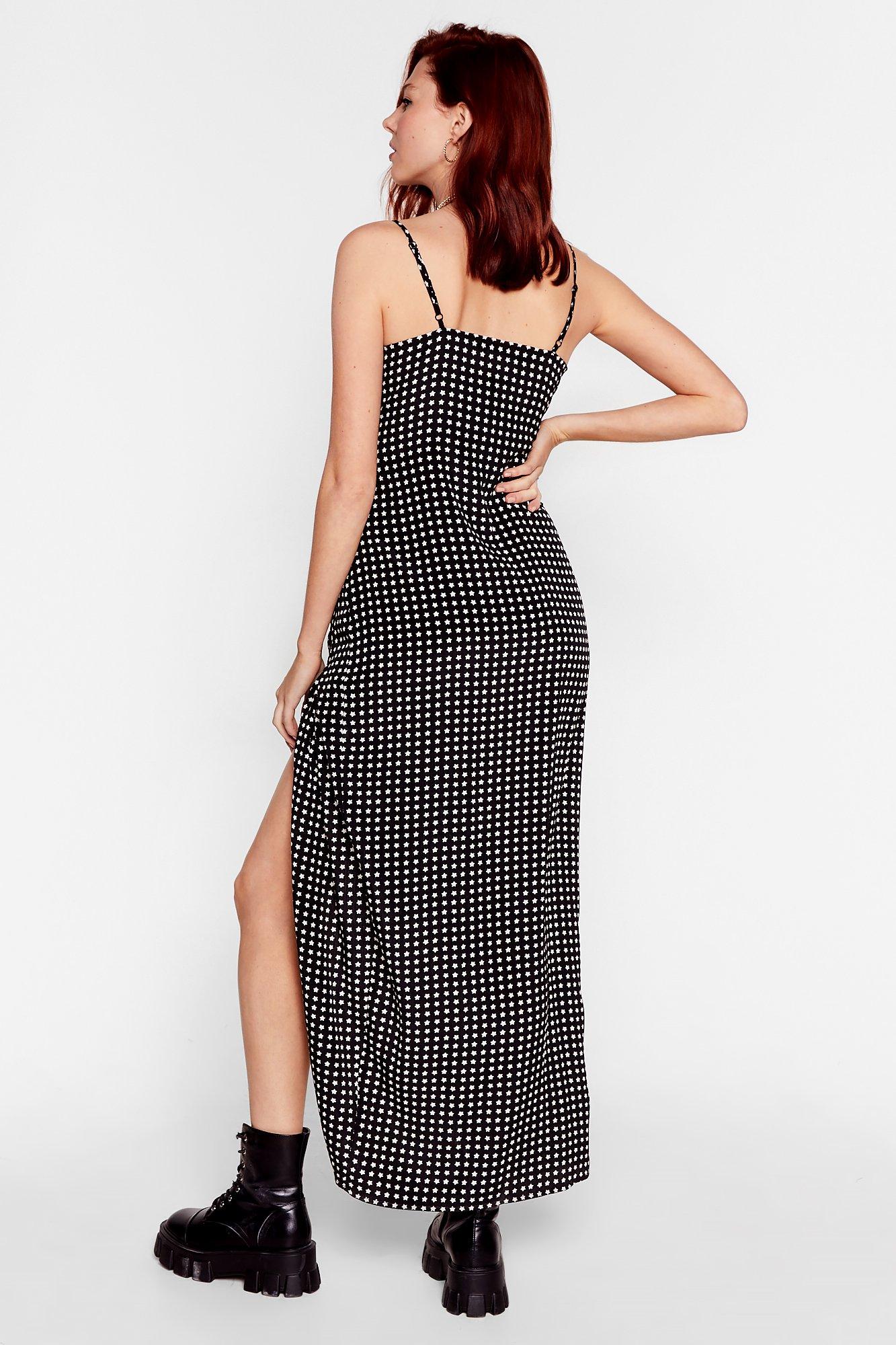 cowl maxi dress