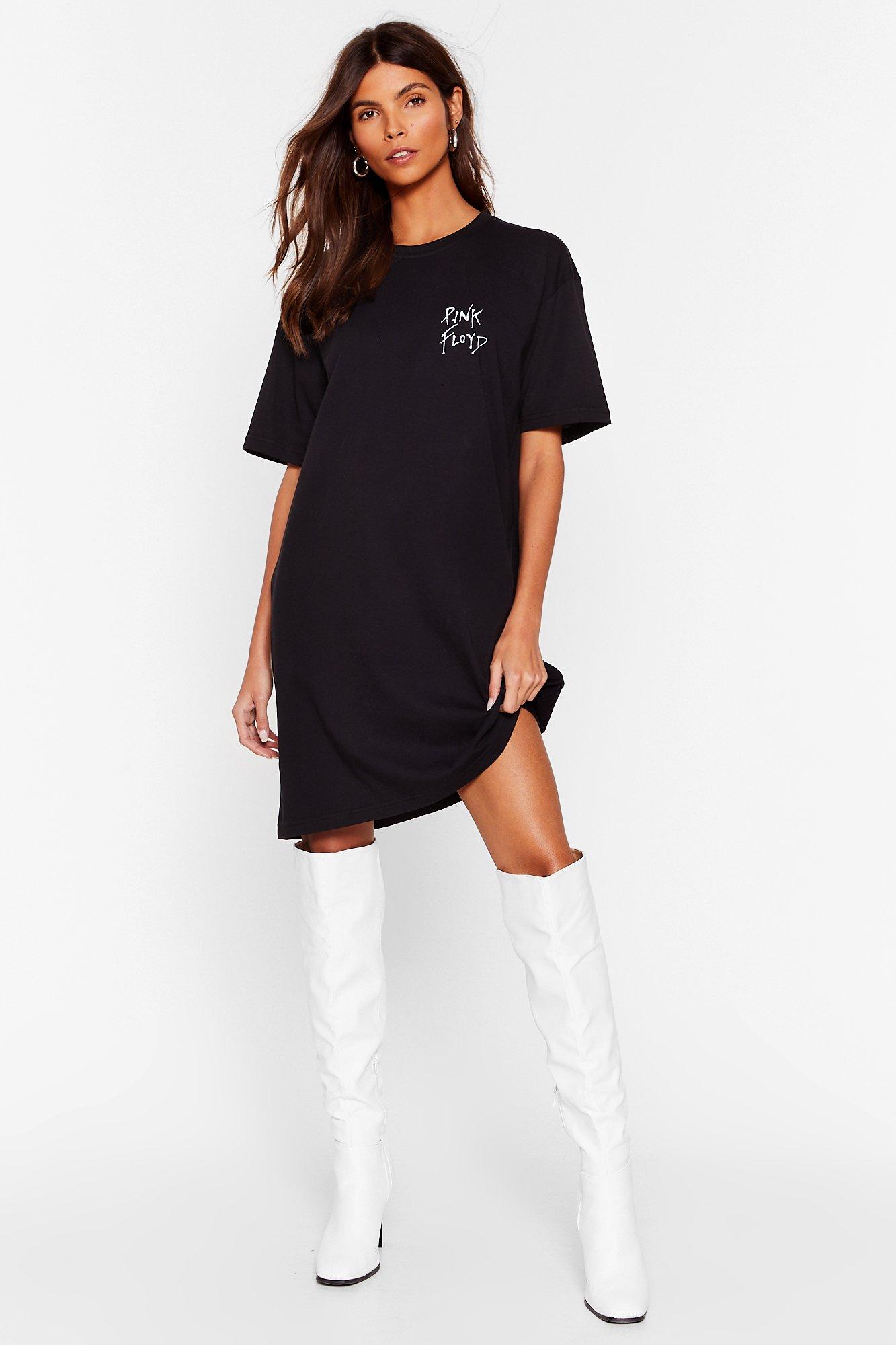 pink floyd t shirt dress