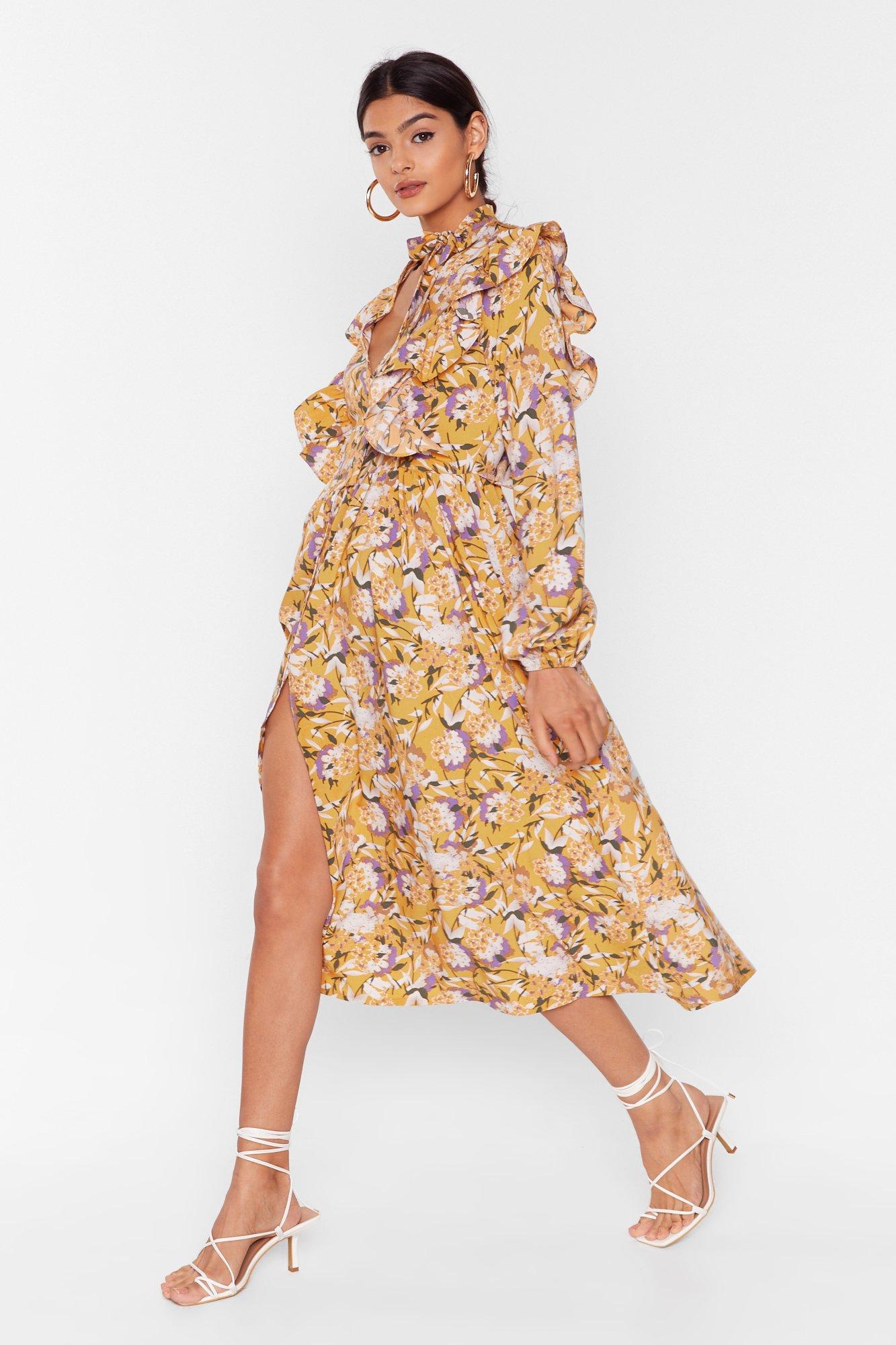 nasty gal midi dress