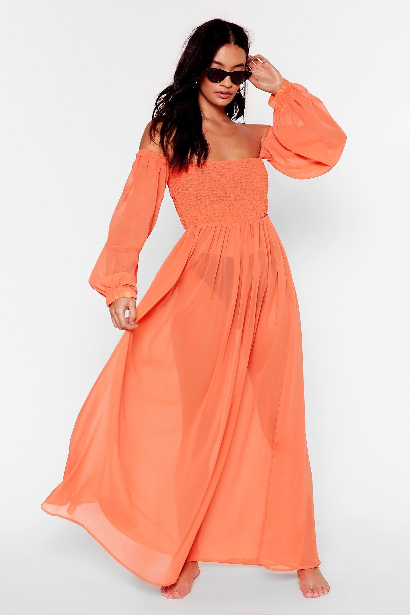 red beach cover up dress