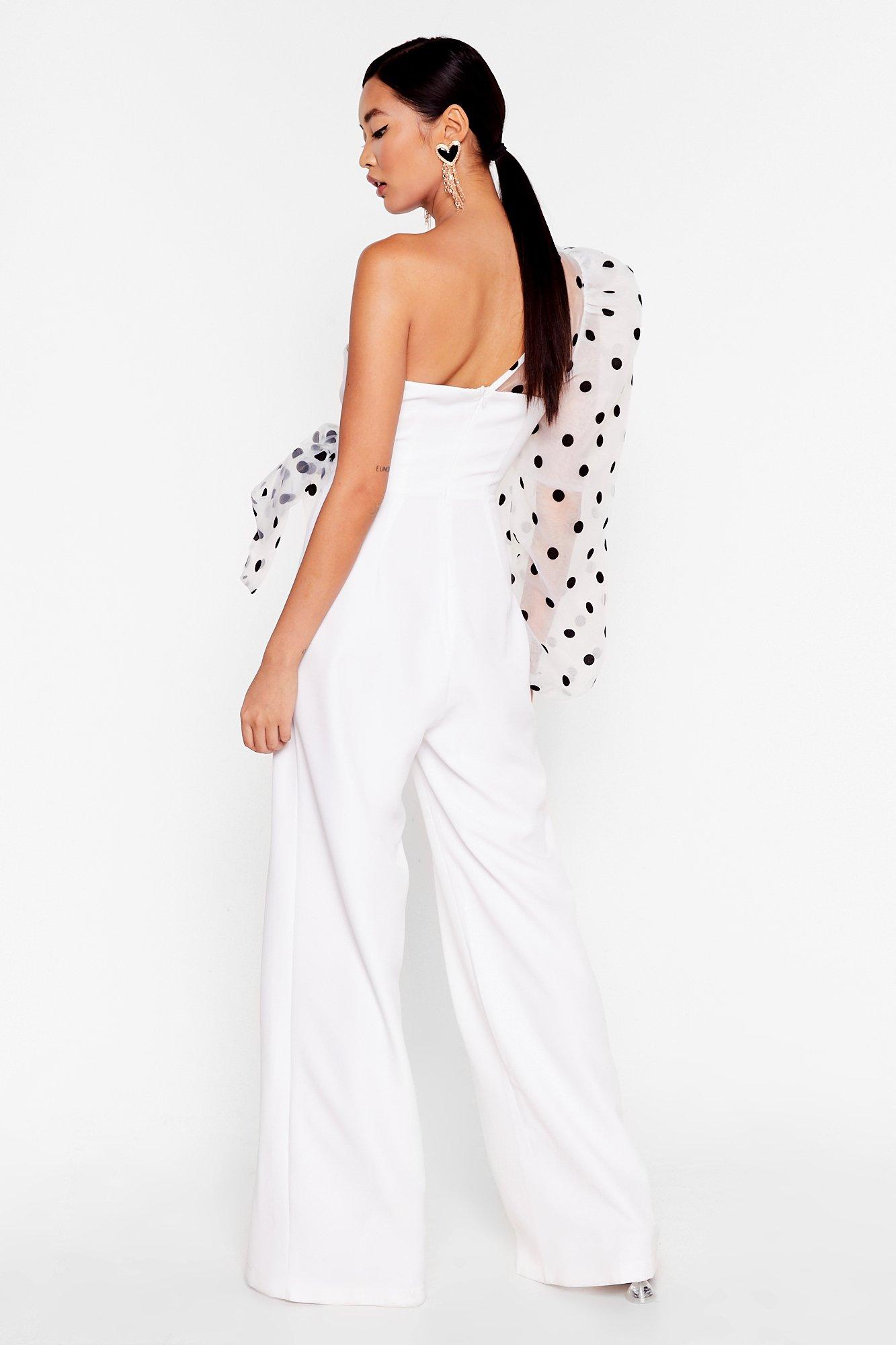 nasty gal white jumpsuit