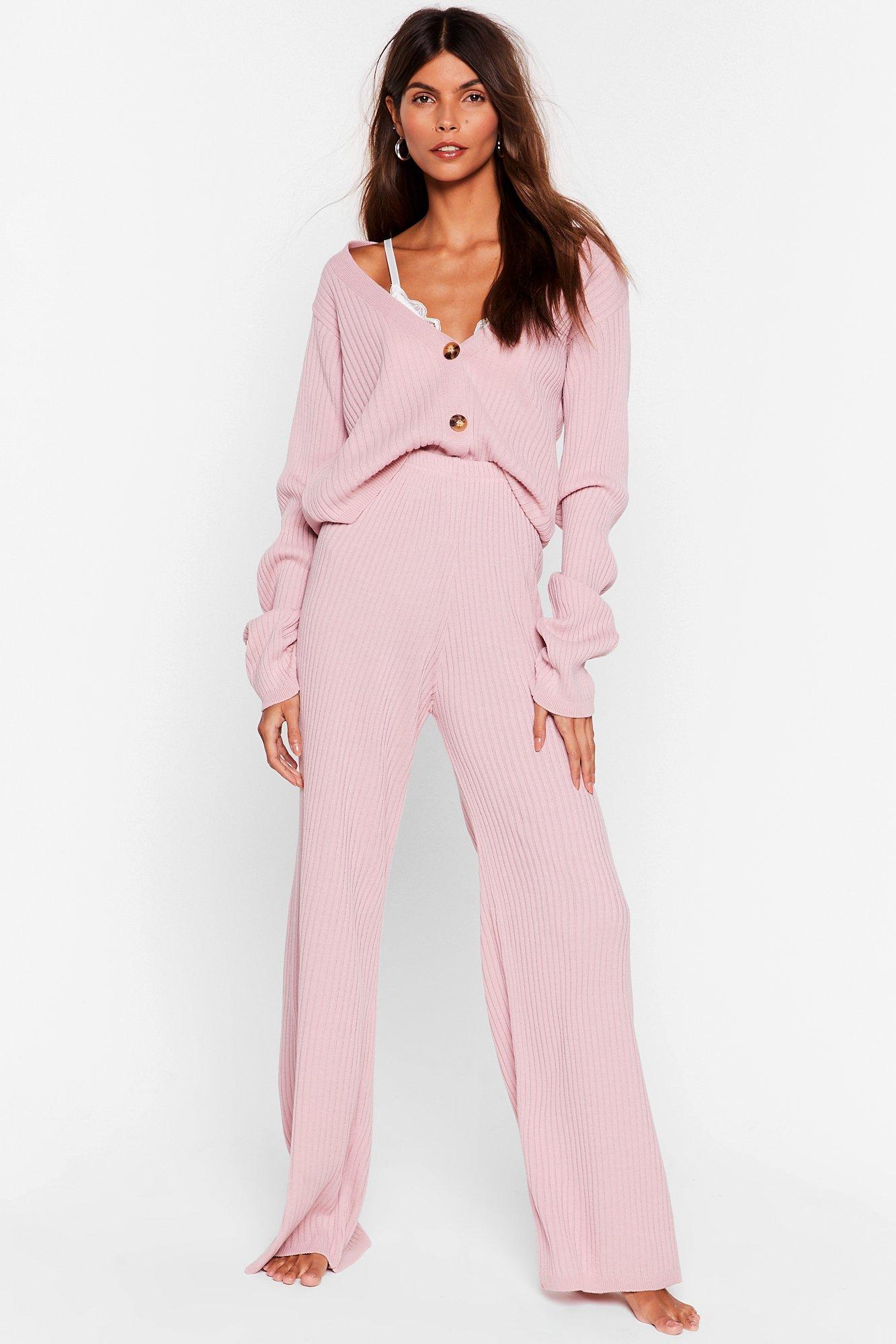 pants and cardigan set