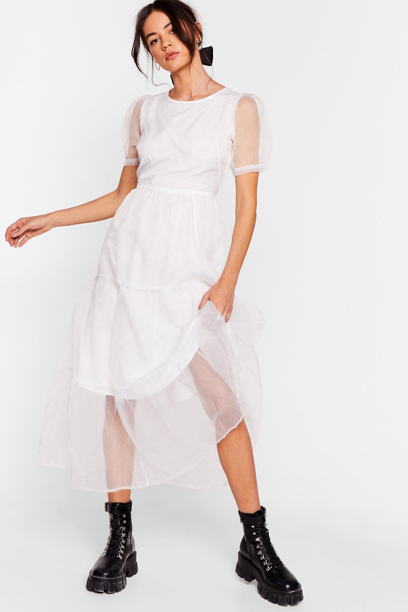 Ollie Organza Midi Dress 2024 www.gemologytidbits