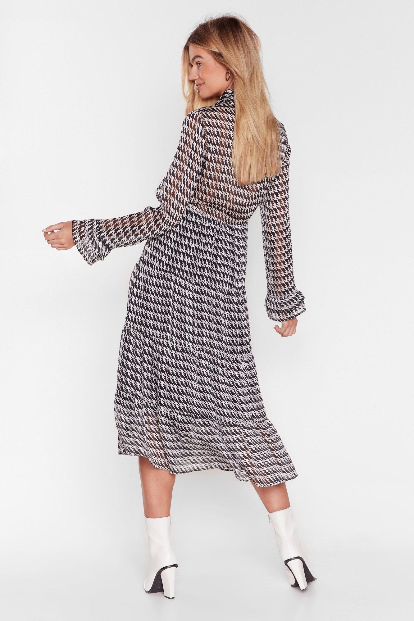 houndstooth dress
