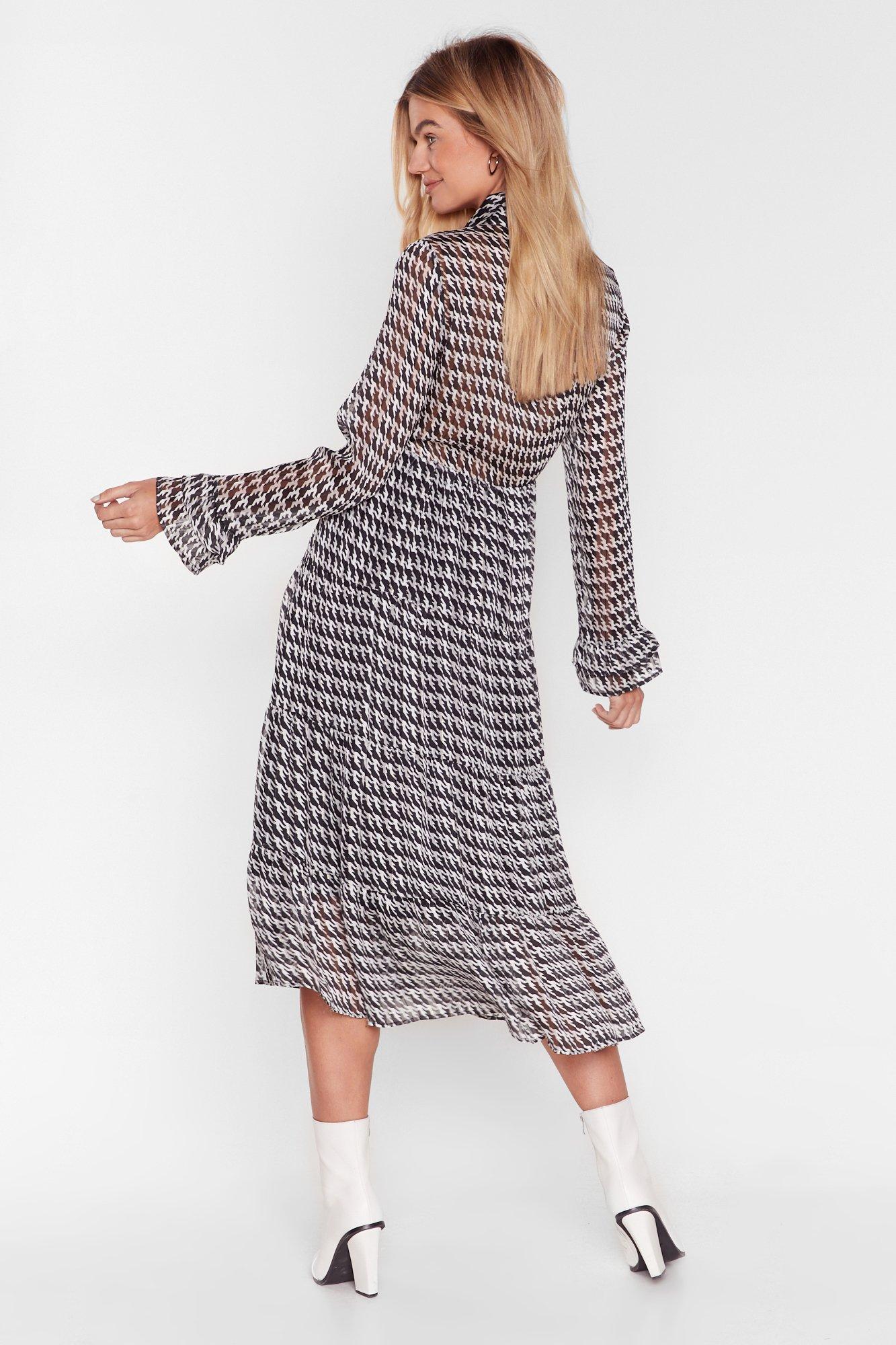 houndstooth dress