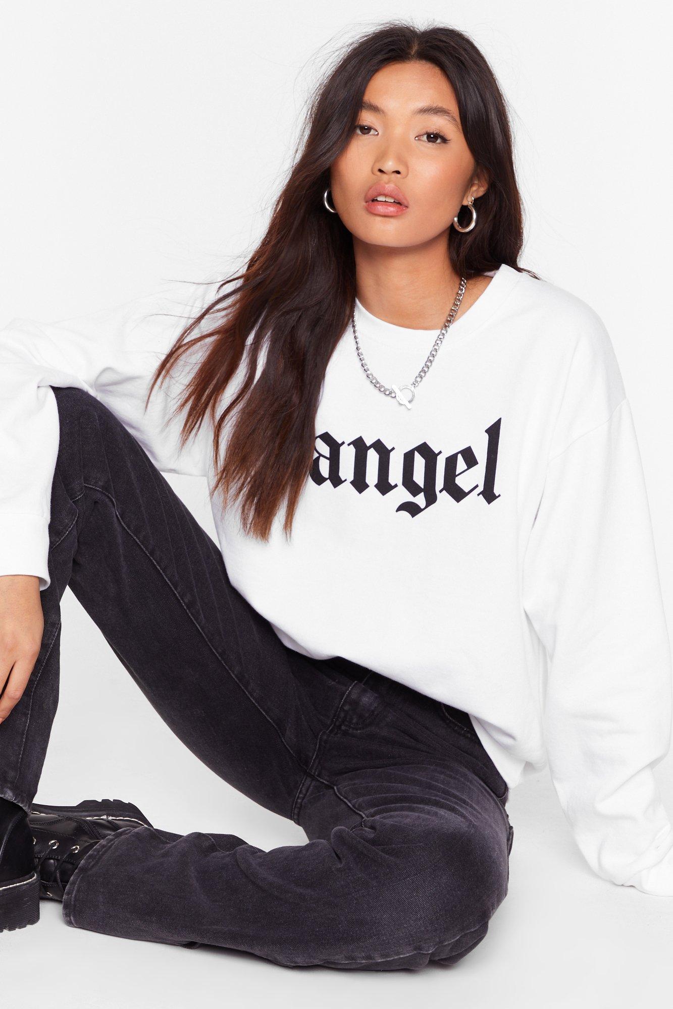 angel sweatshirt