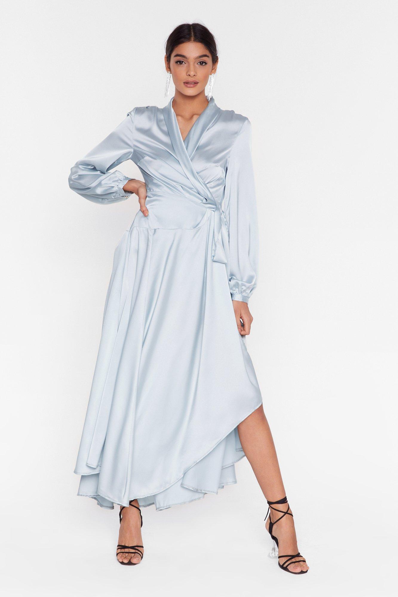 steal the spotlight satin dress