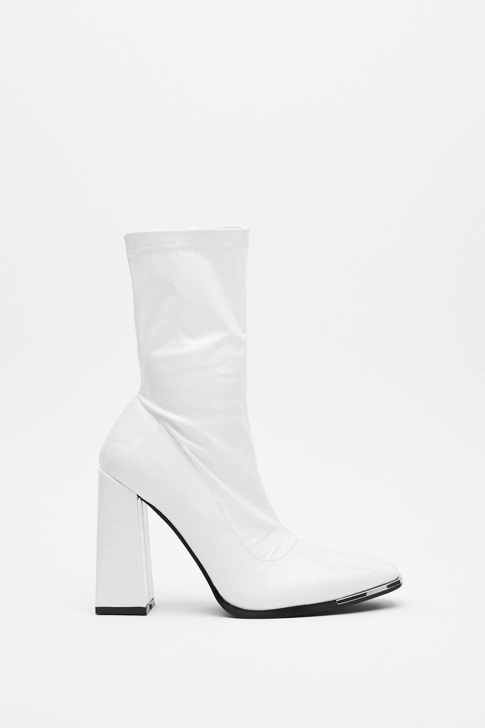 bottines chaussettes talons