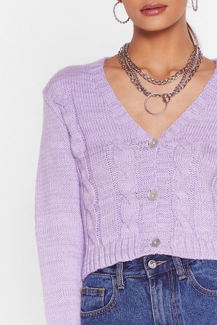 Take Knit As Knit Comes Cropped Cardigan | Nasty Gal Take Knit As Knit Comes Cropped Cardigan | Nasty Gal