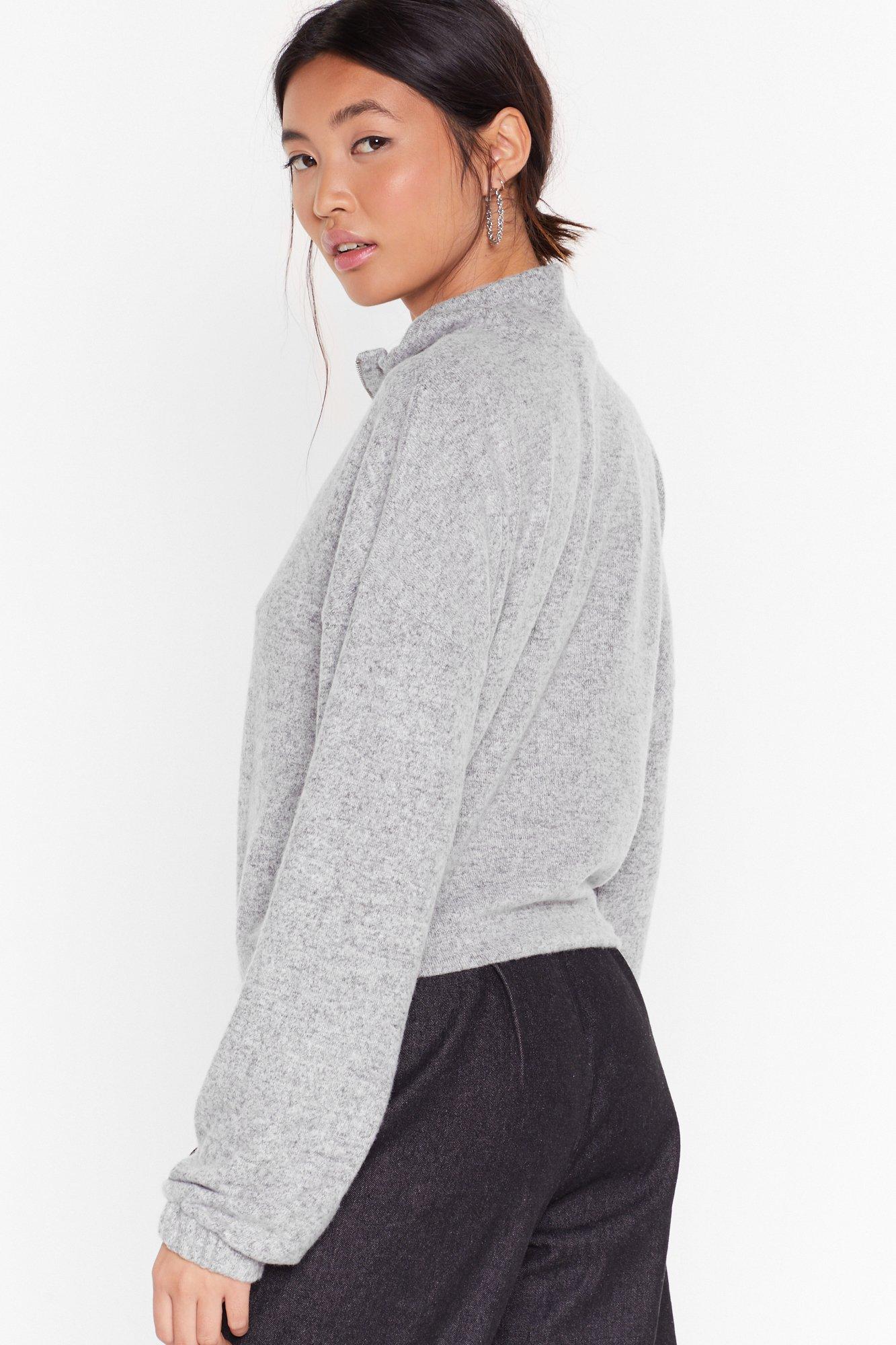 high cropped sweatshirt