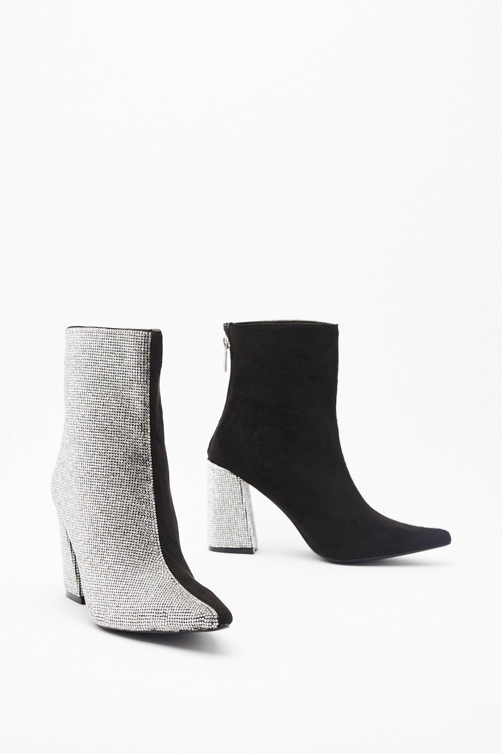 diamante boots