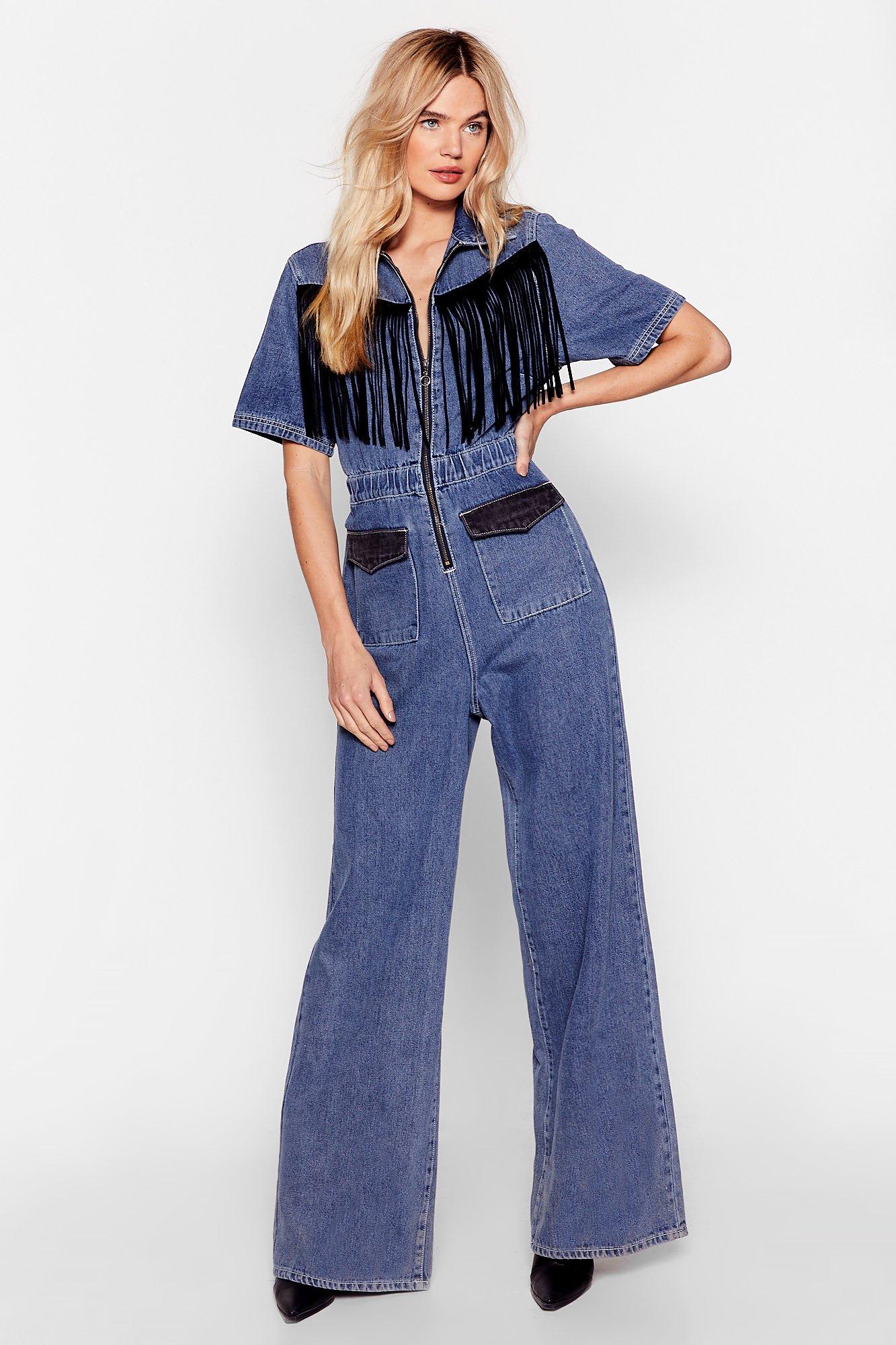 asda denim jumpsuit
