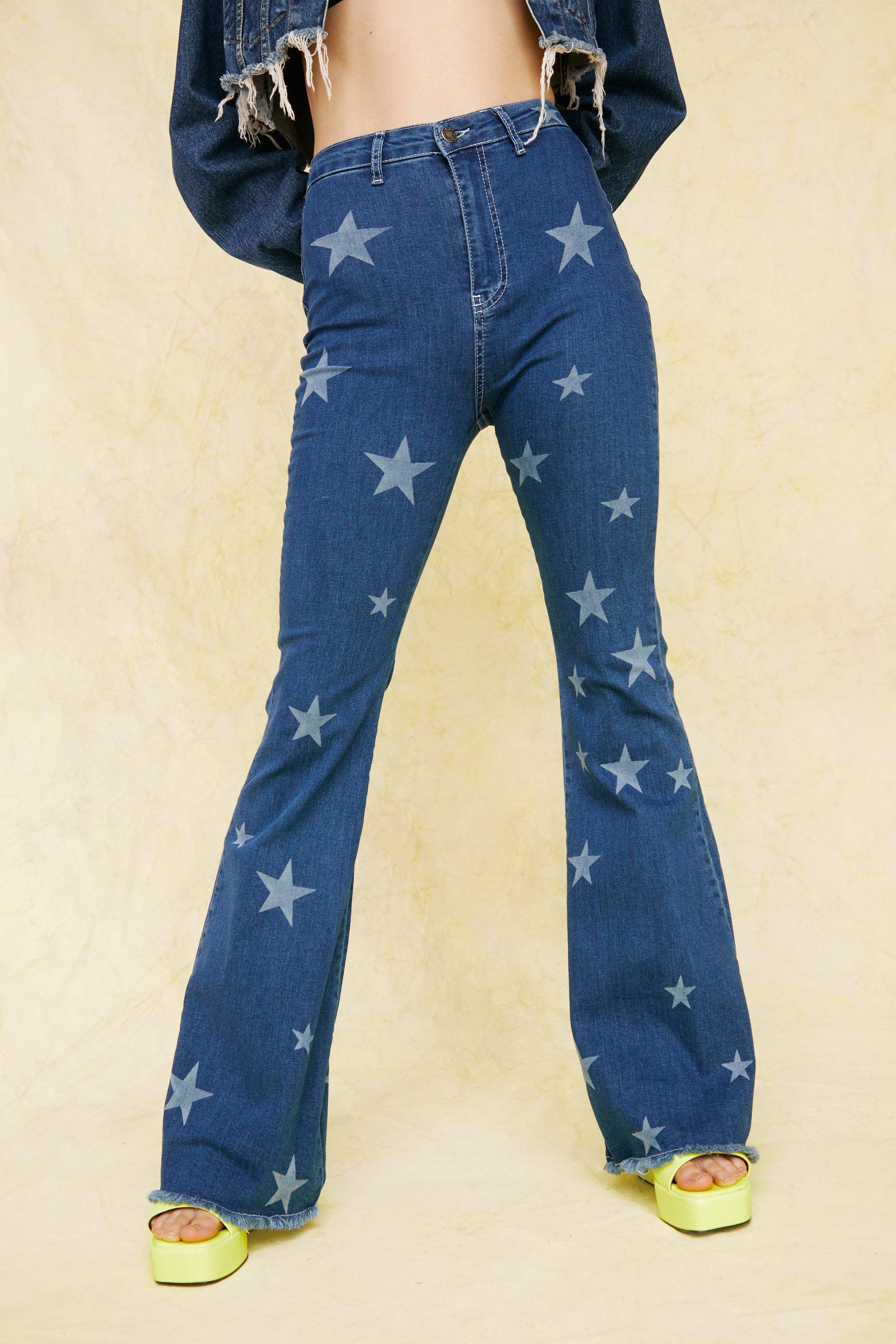 male flare jeans