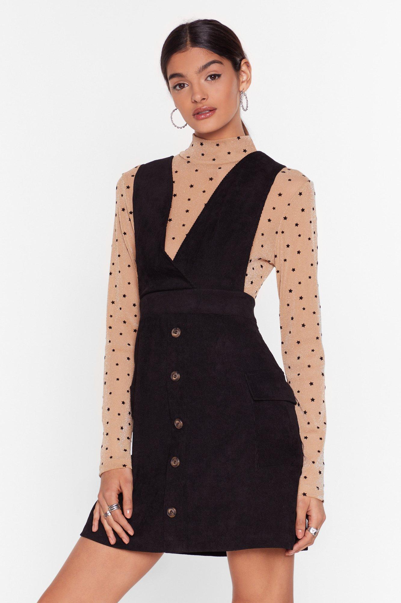 nasty gal pinafore dress