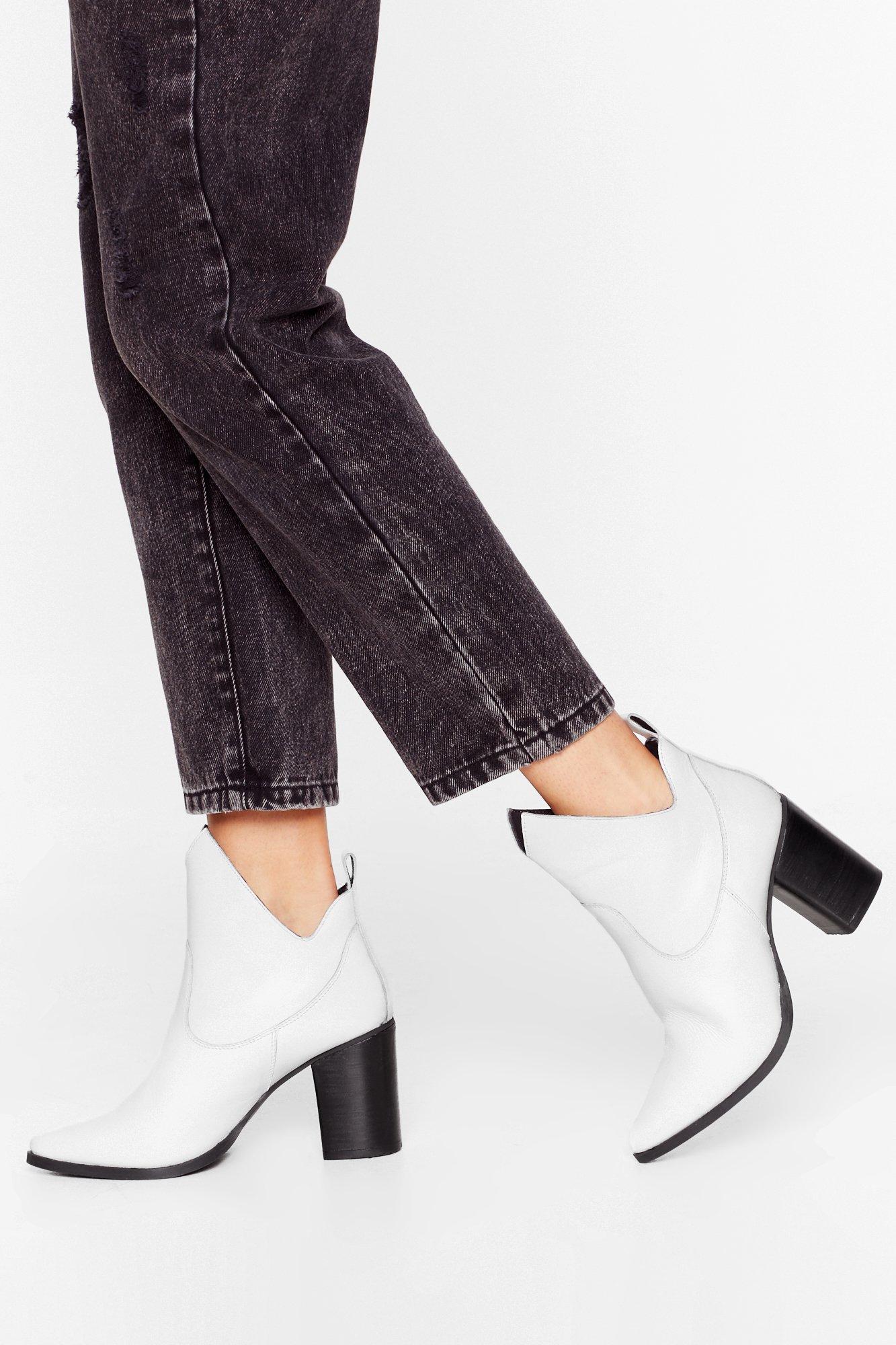 over the ankle boots