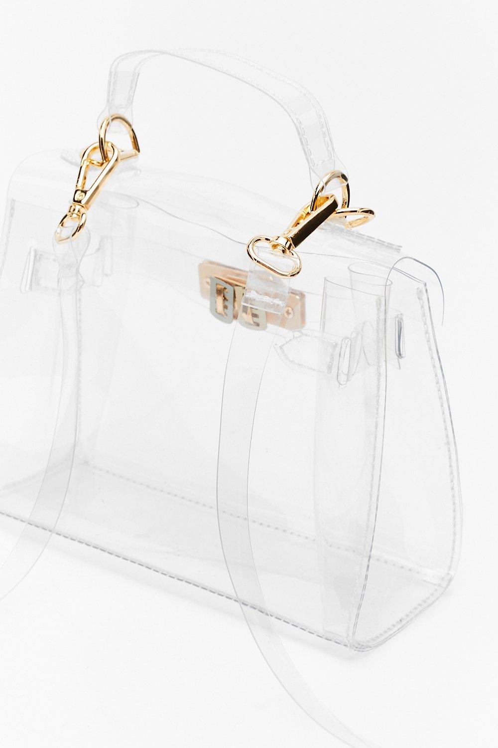 clear cross bag