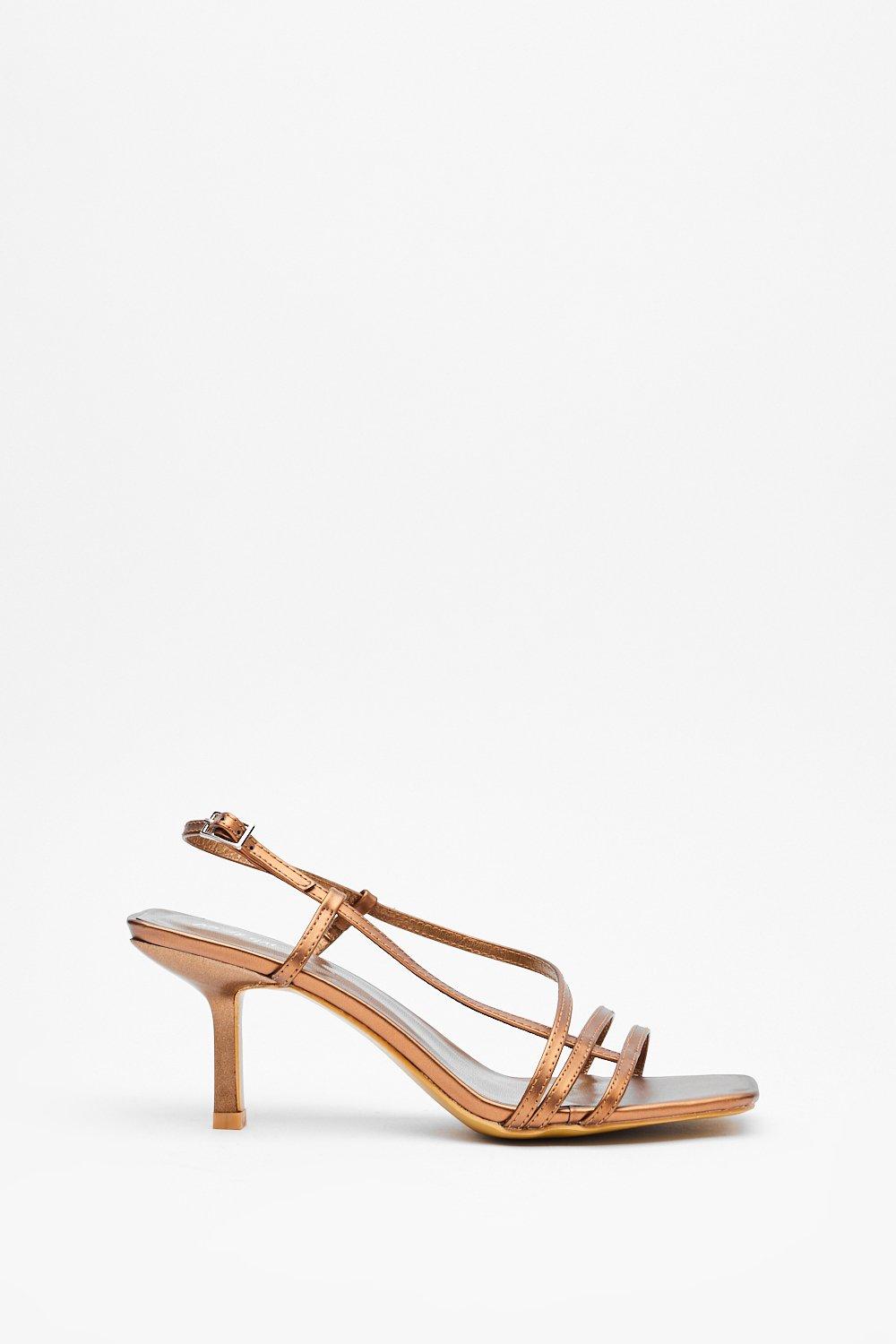 beige strappy sandals heels