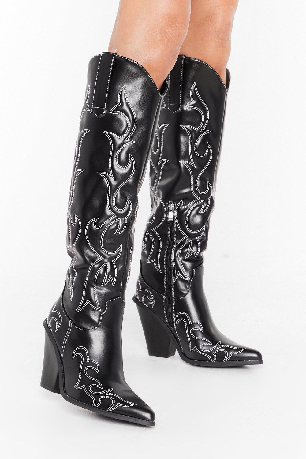 cowboy boots nasty gal