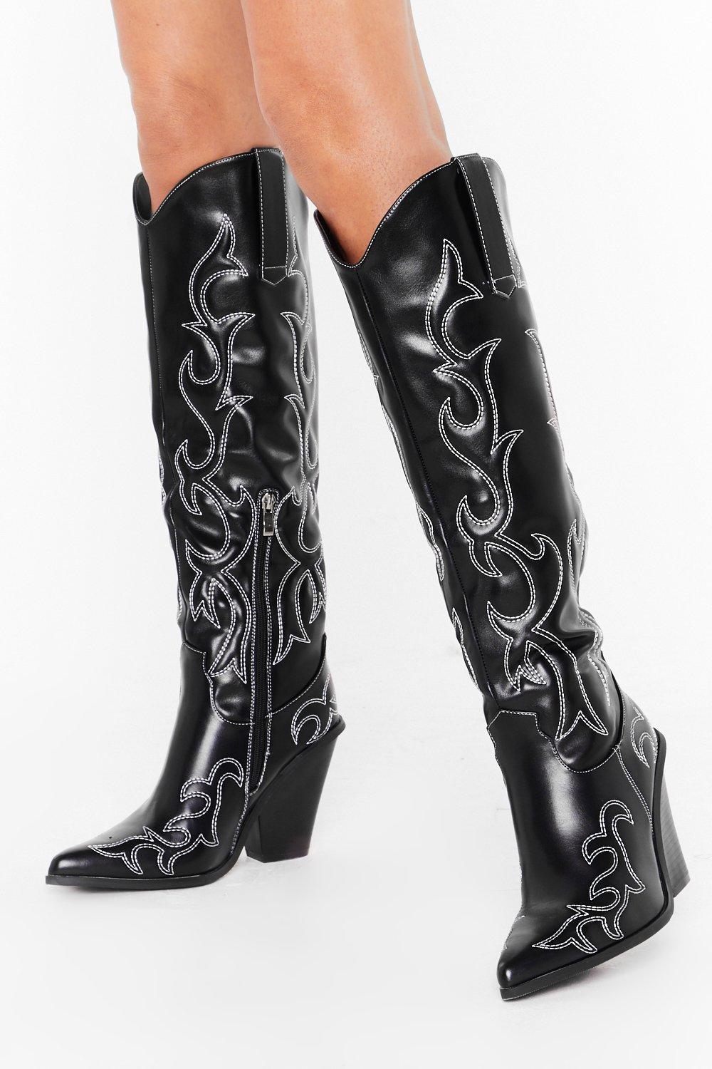 cowboy boots nasty gal