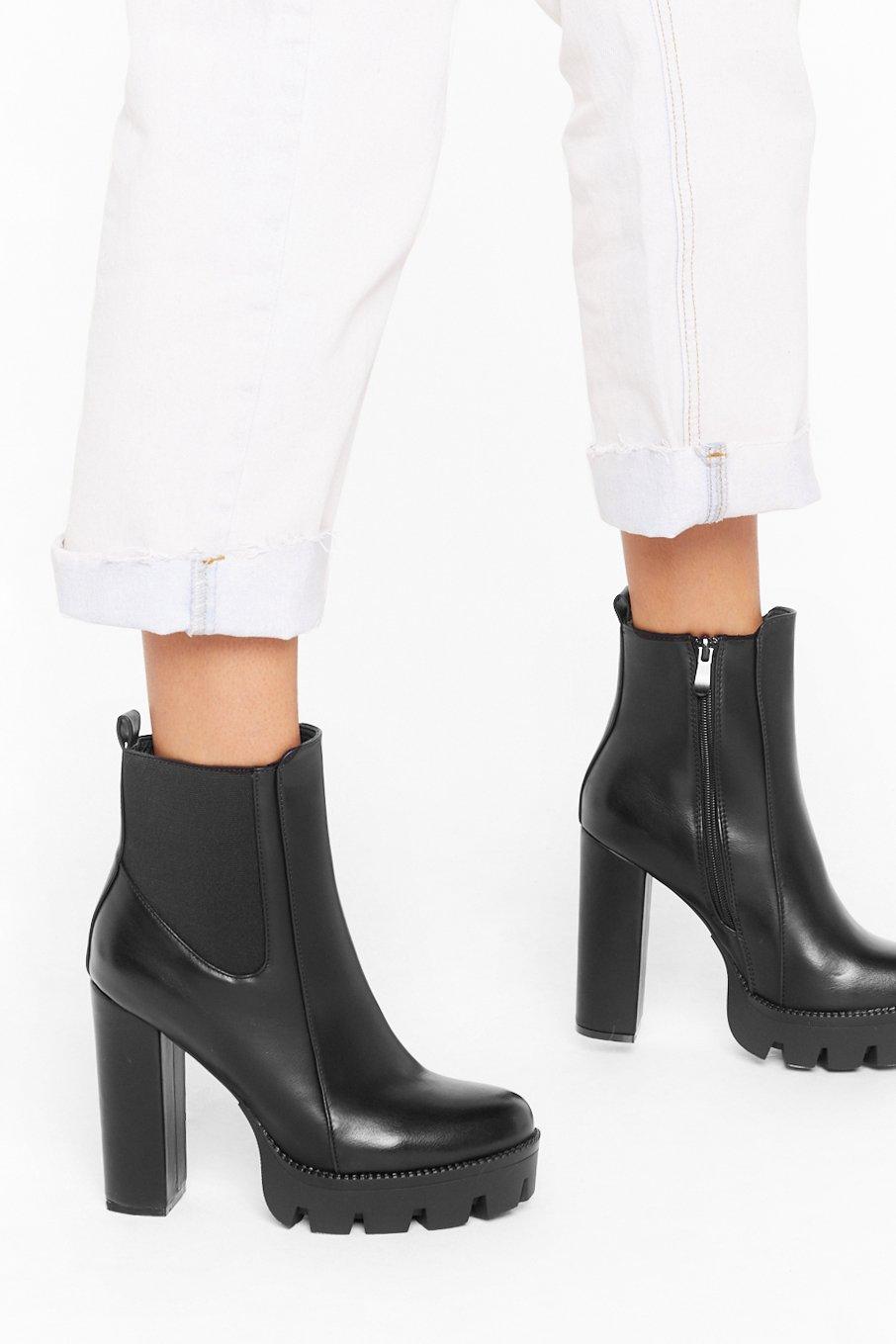bottines a talon plateforme