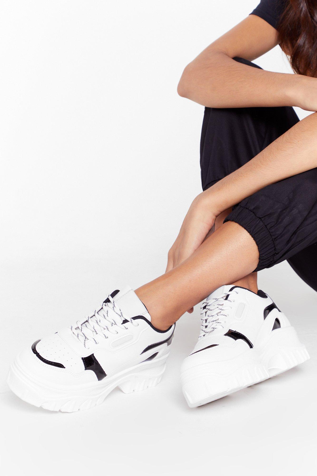 nasty gal platform sneakers