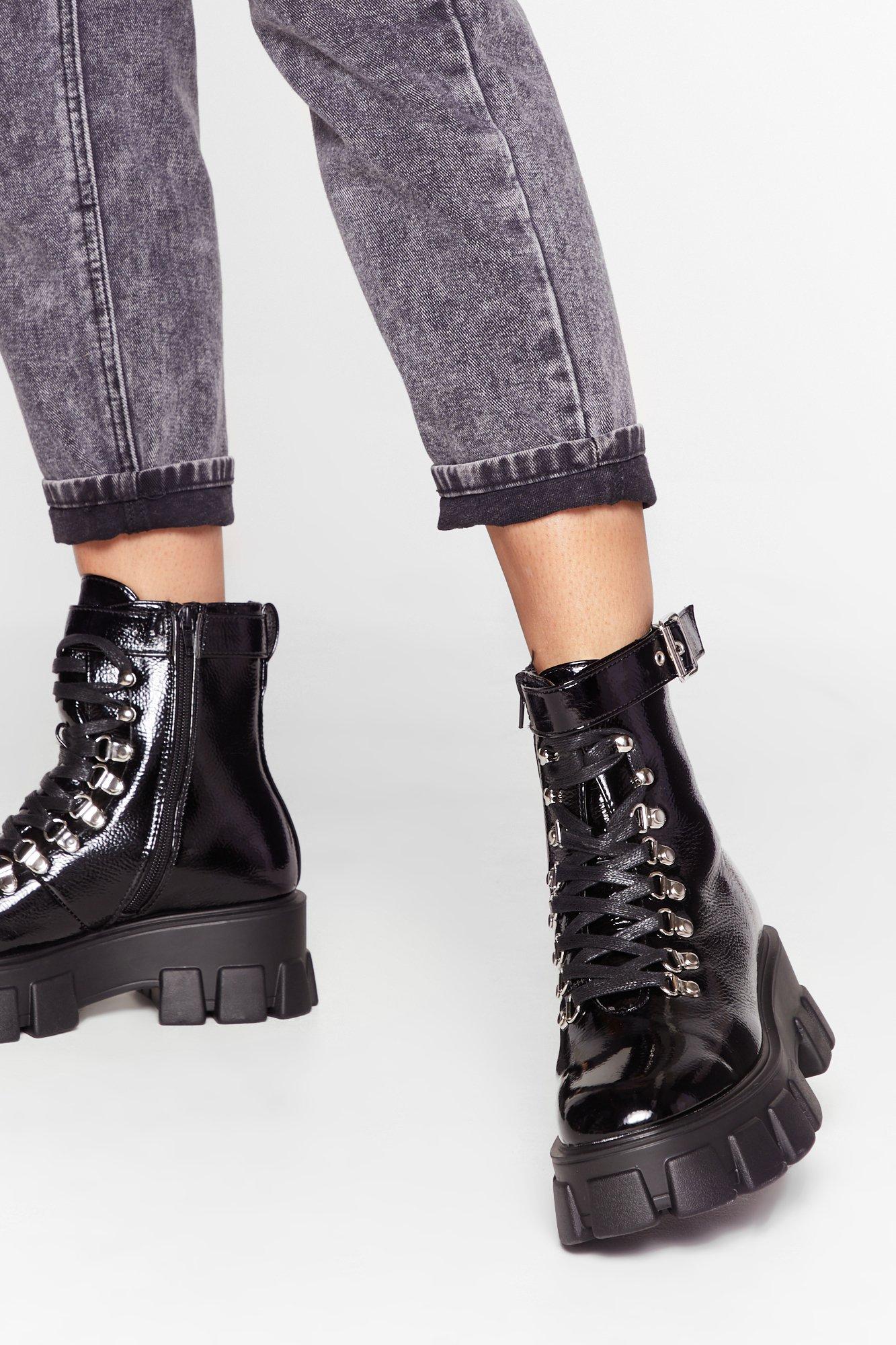 bottines a semelle epaisse