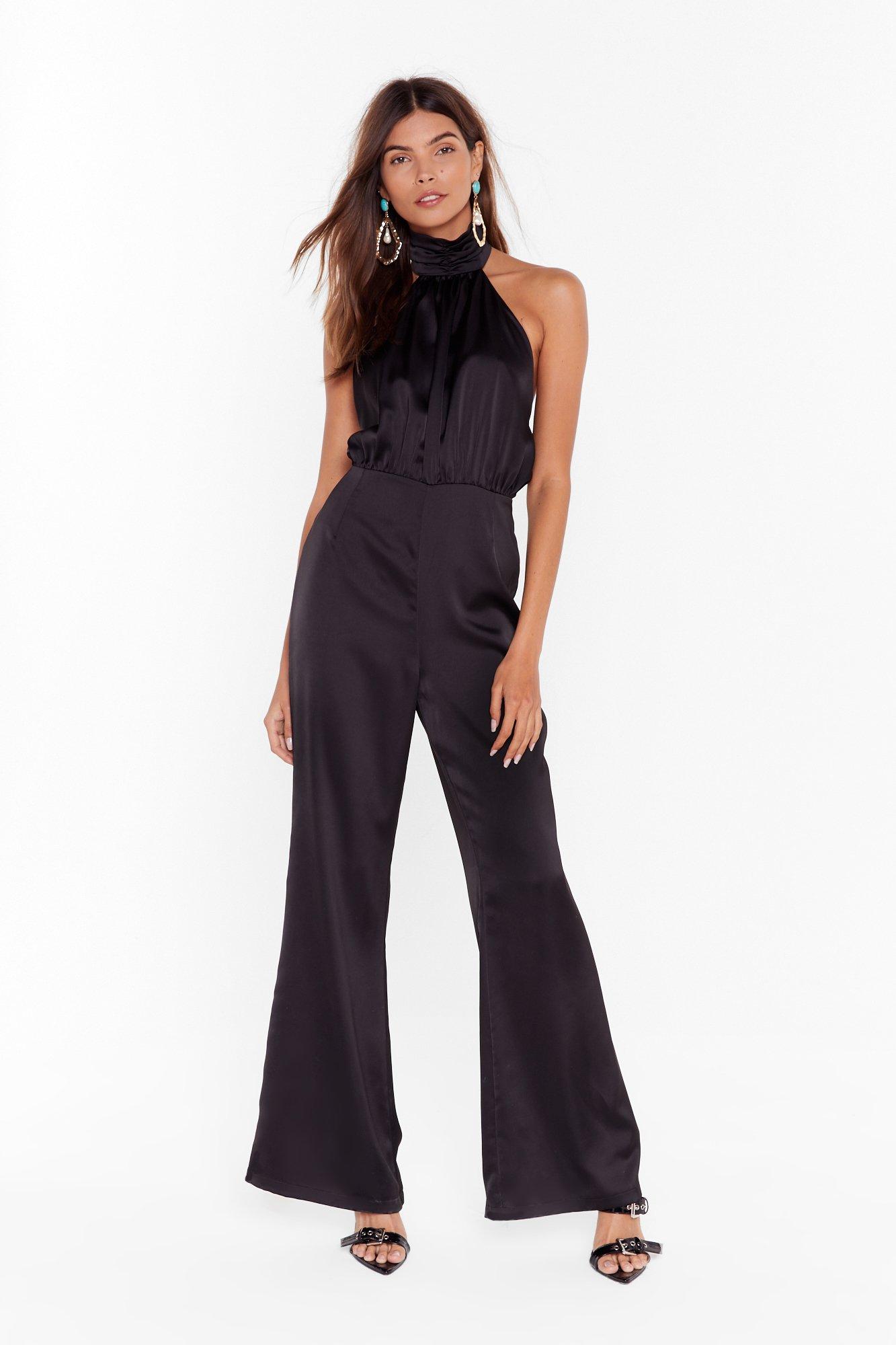 nasty gal black jumpsuit