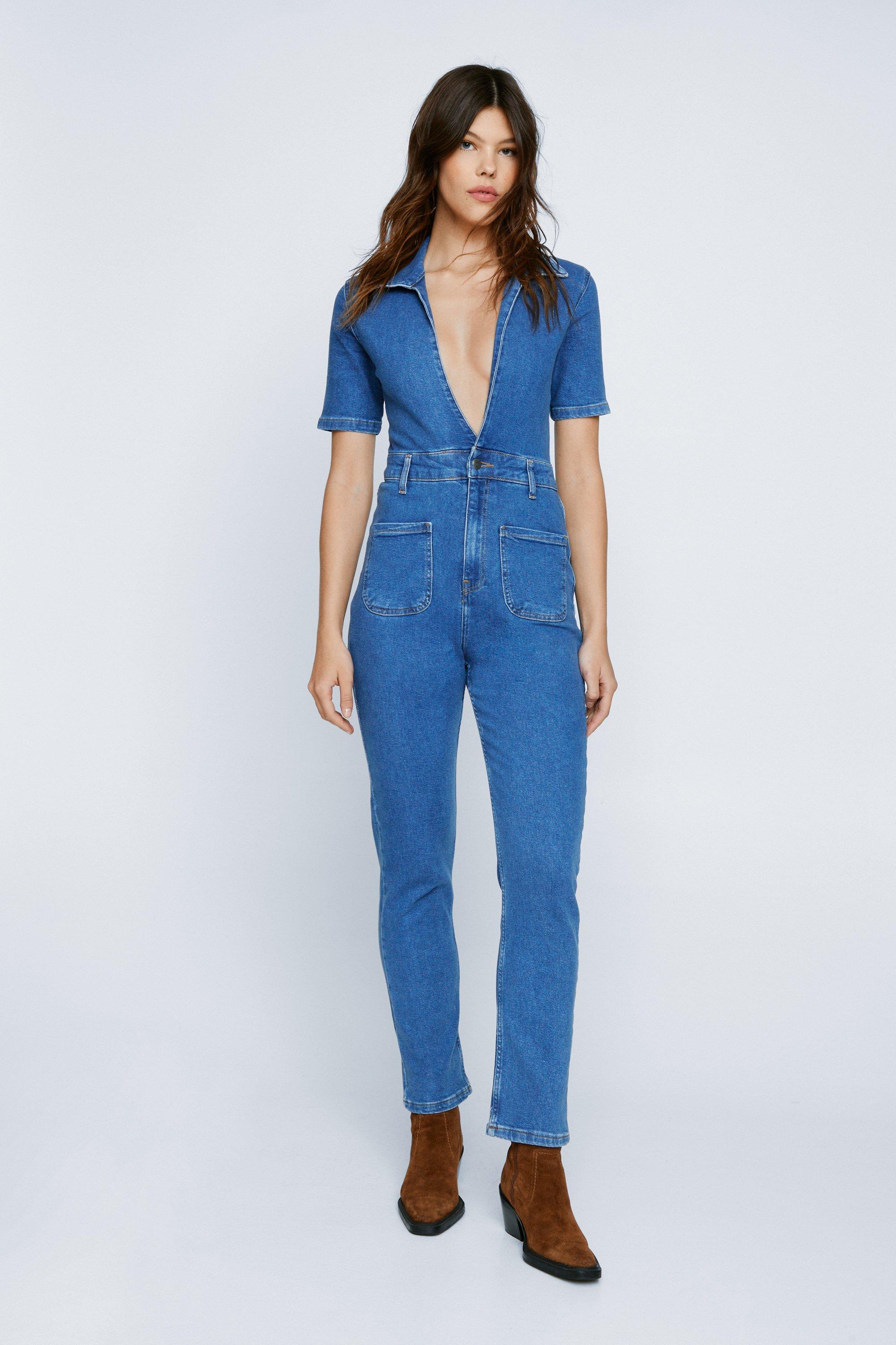 denim boilersuit