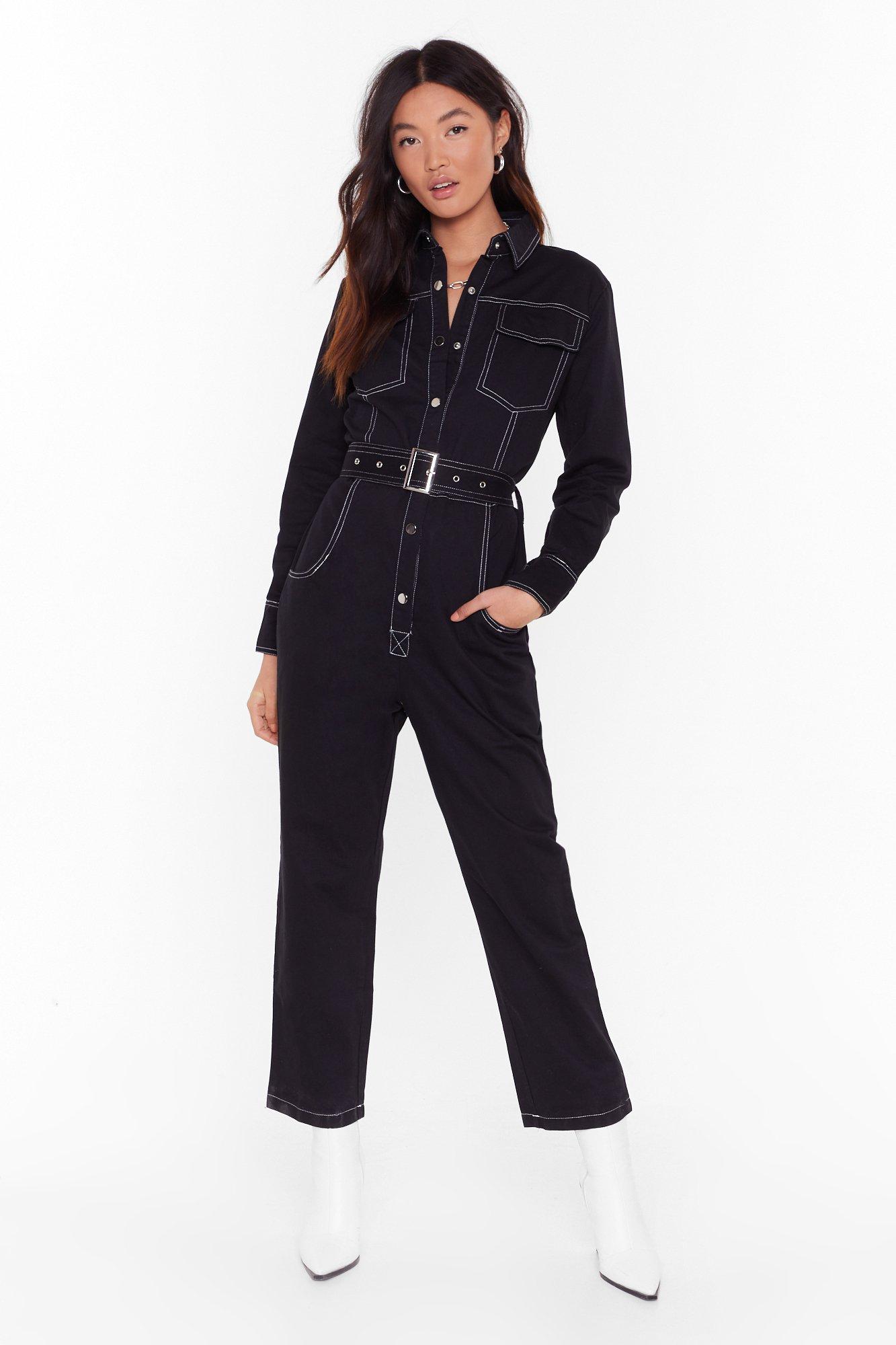 boiler suit womens denim