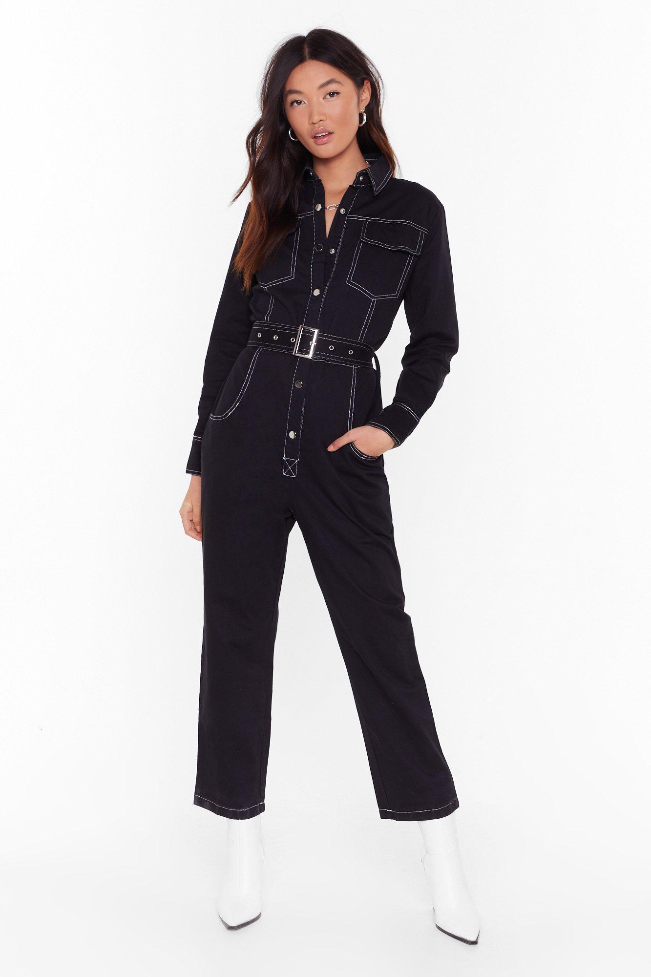 black women's boiler suit