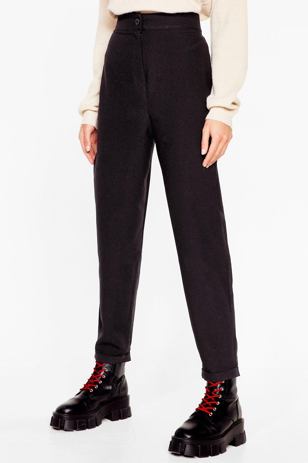 suit with tapered pants