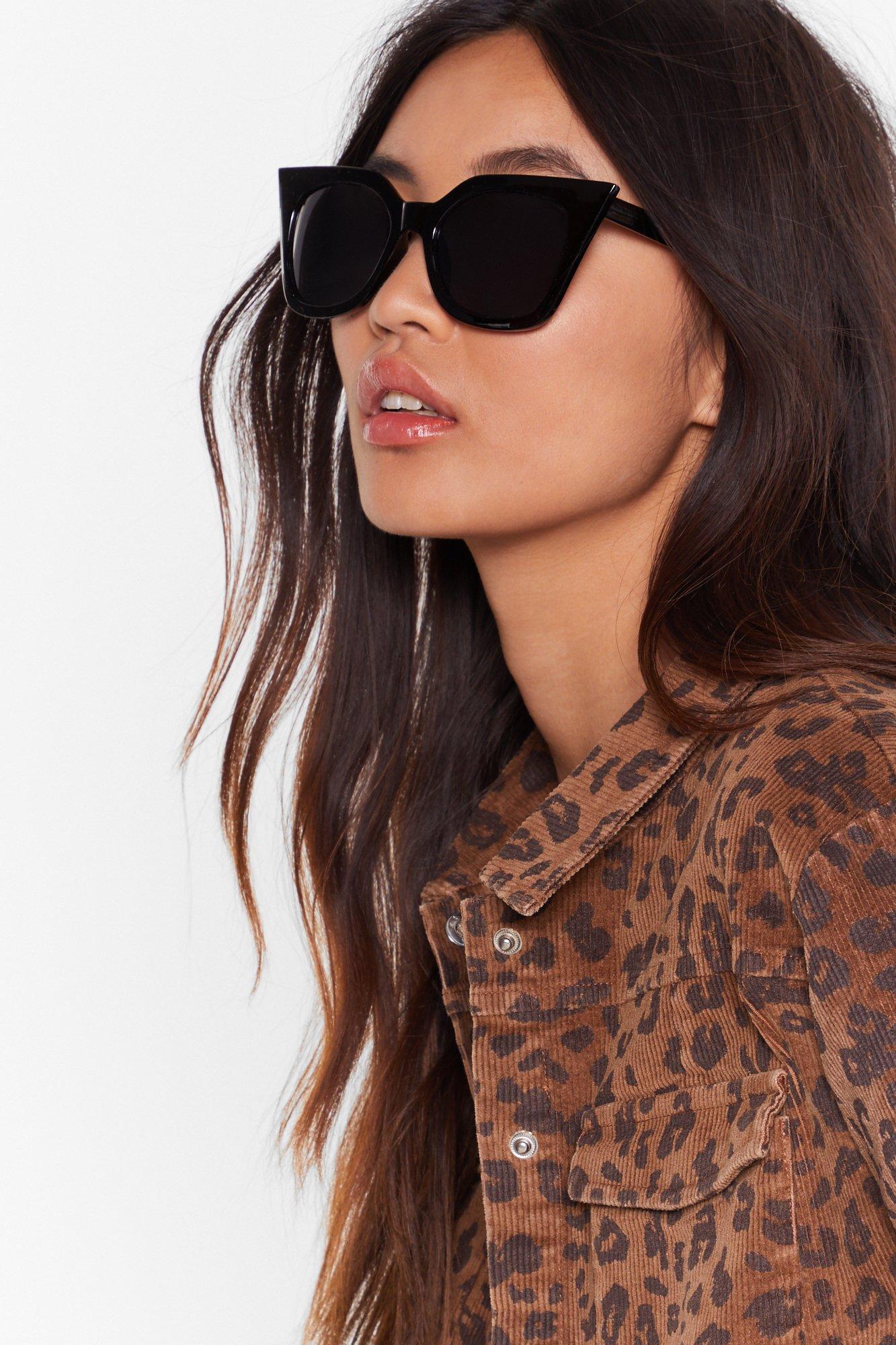 pointy cat eye sunglasses