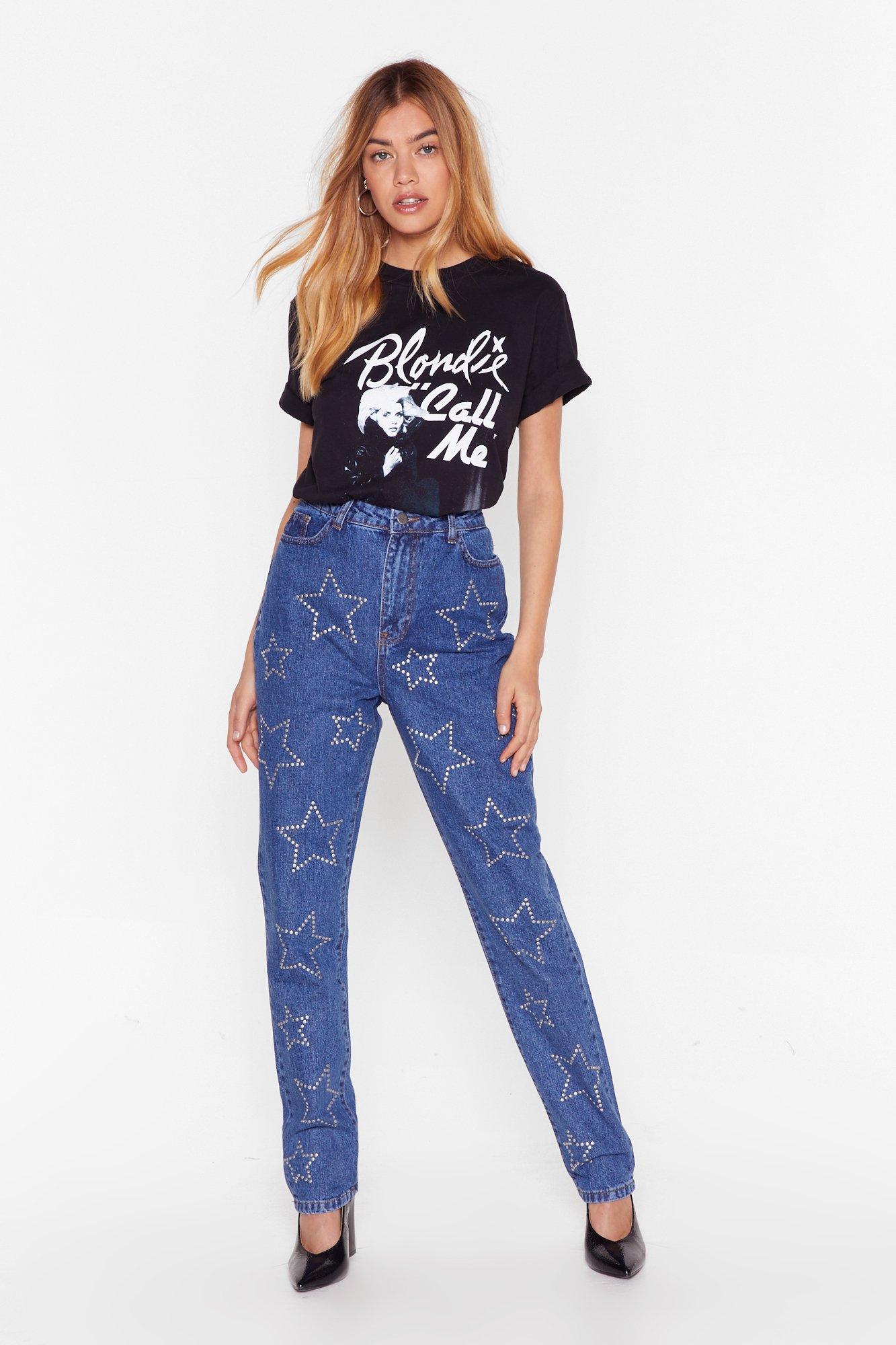 Embellished Denim Jeans | Nasty Gal