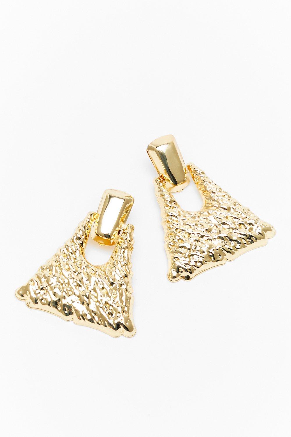 Totally Hammered Door Knocker Earrings Shop Clothes At Nasty Gal