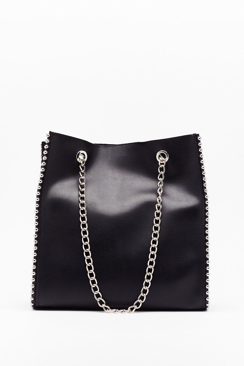 stud tote bag