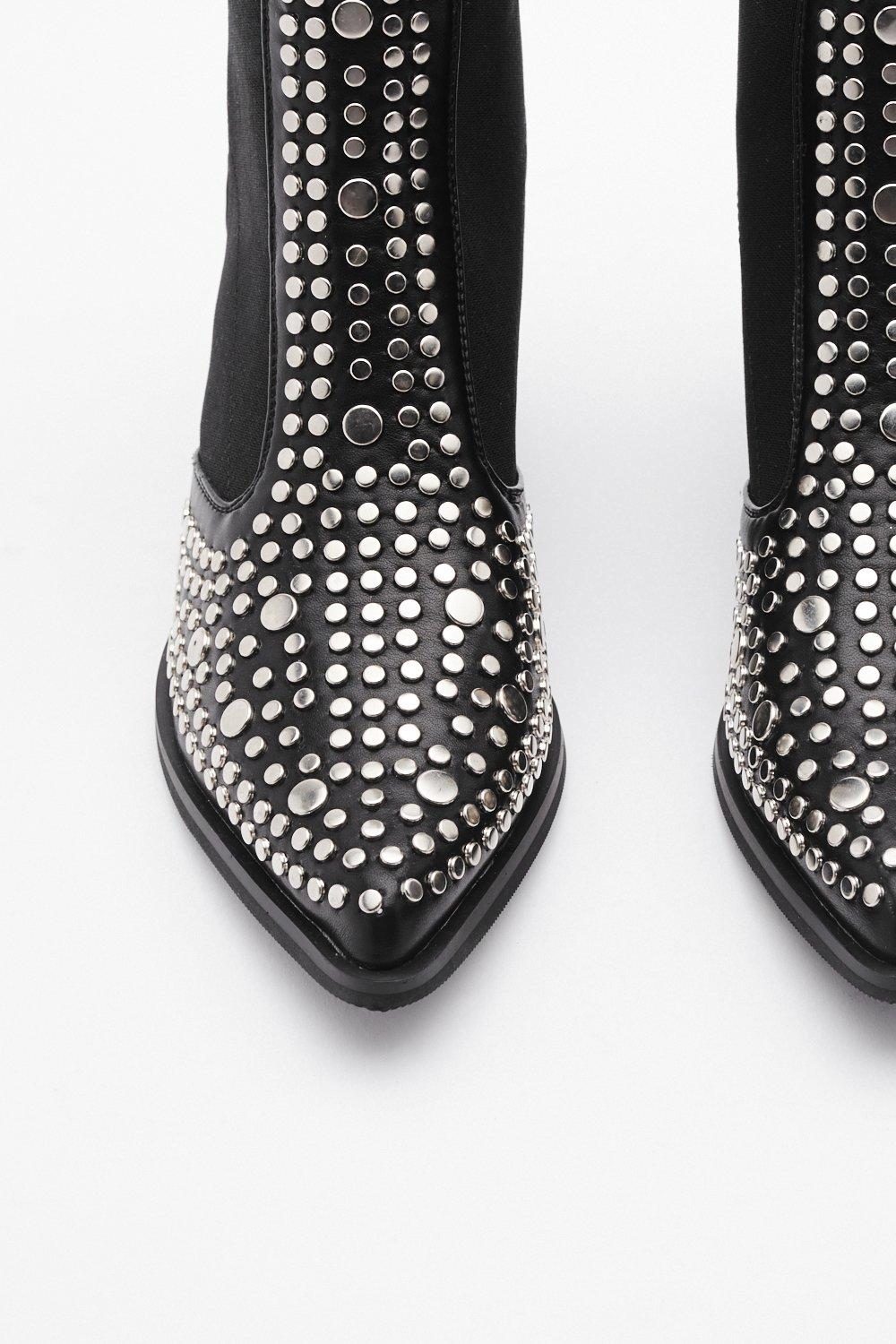 chelsea boots with studs