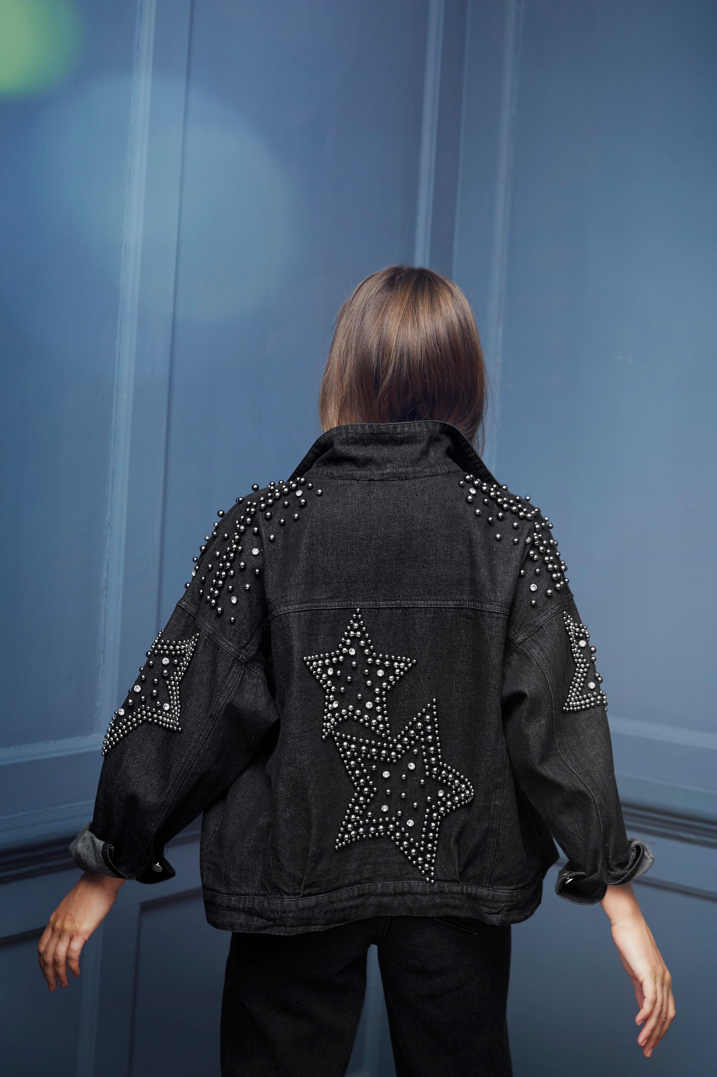 star denim jacket