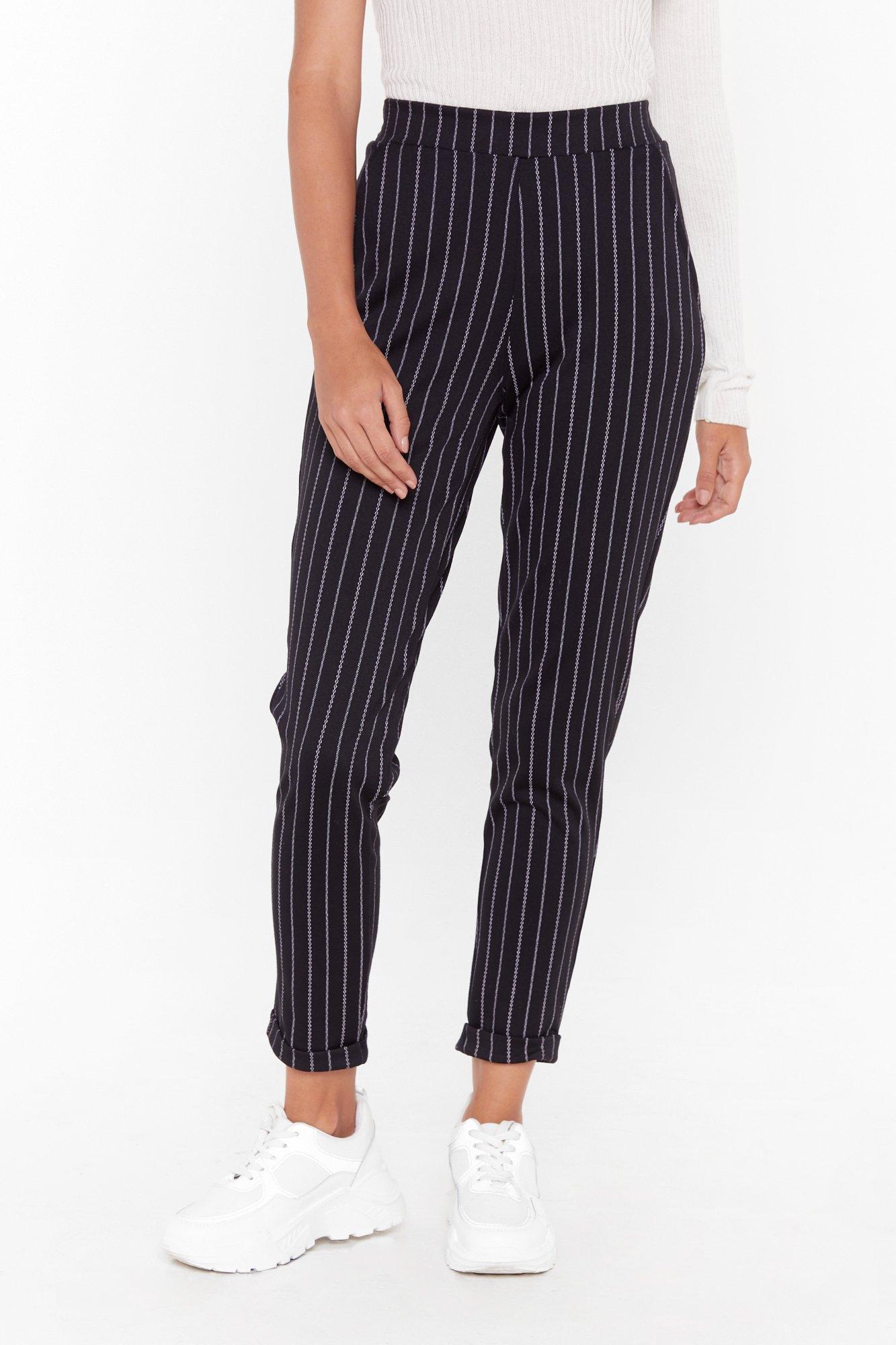 track pinstripe joggers