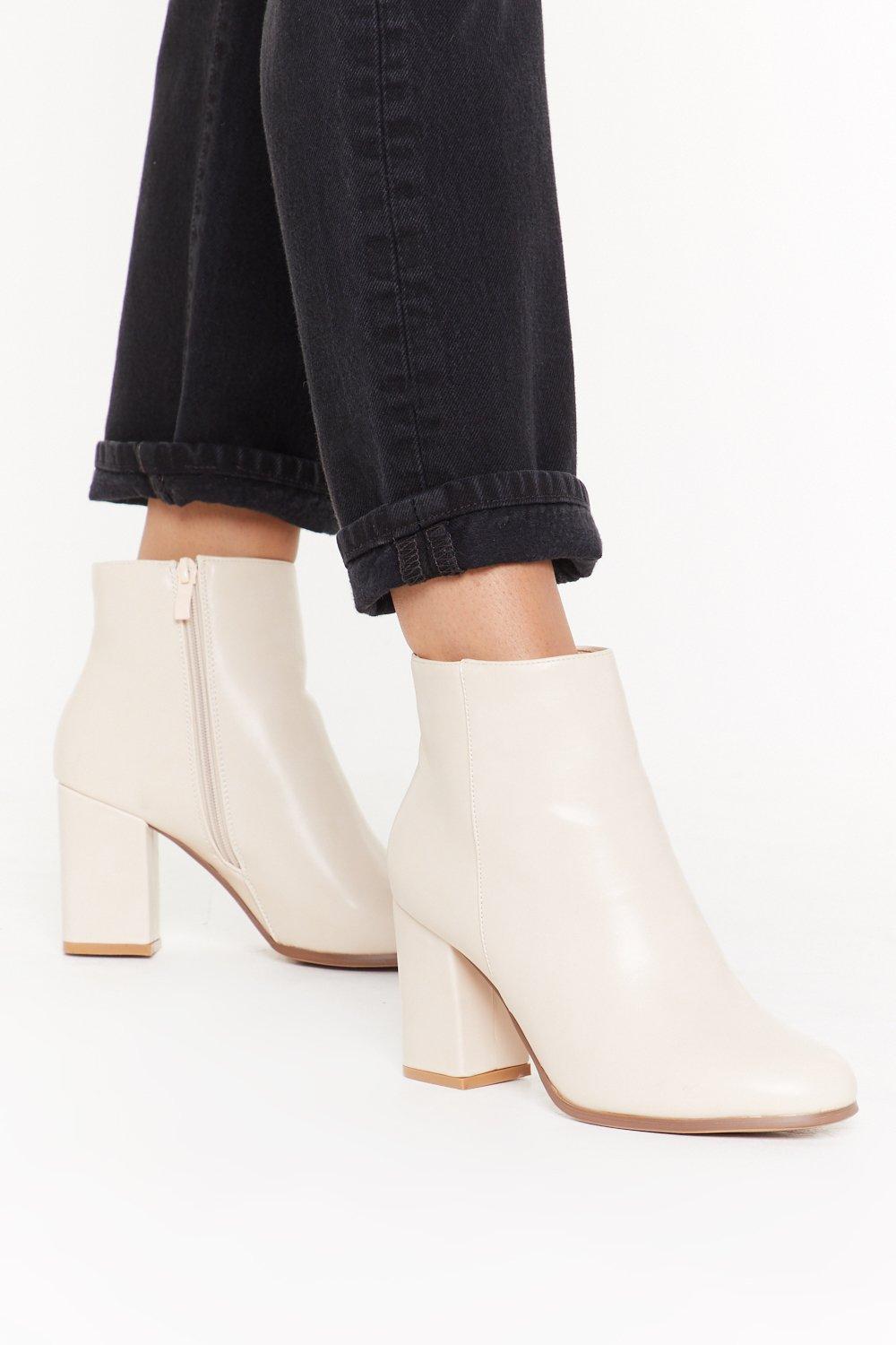 beige ankle boots