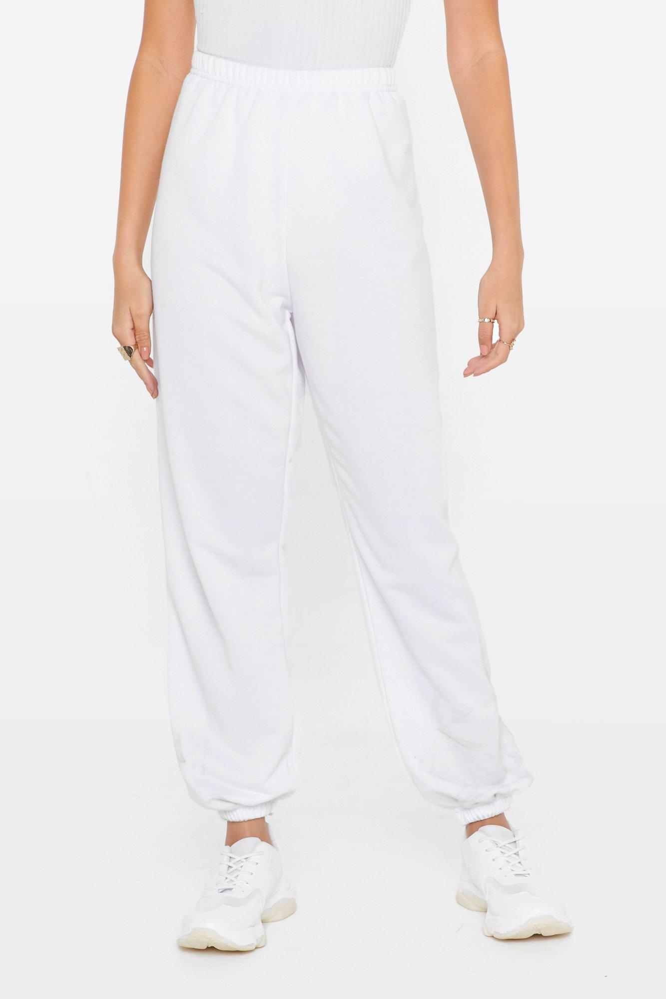 cheap white joggers