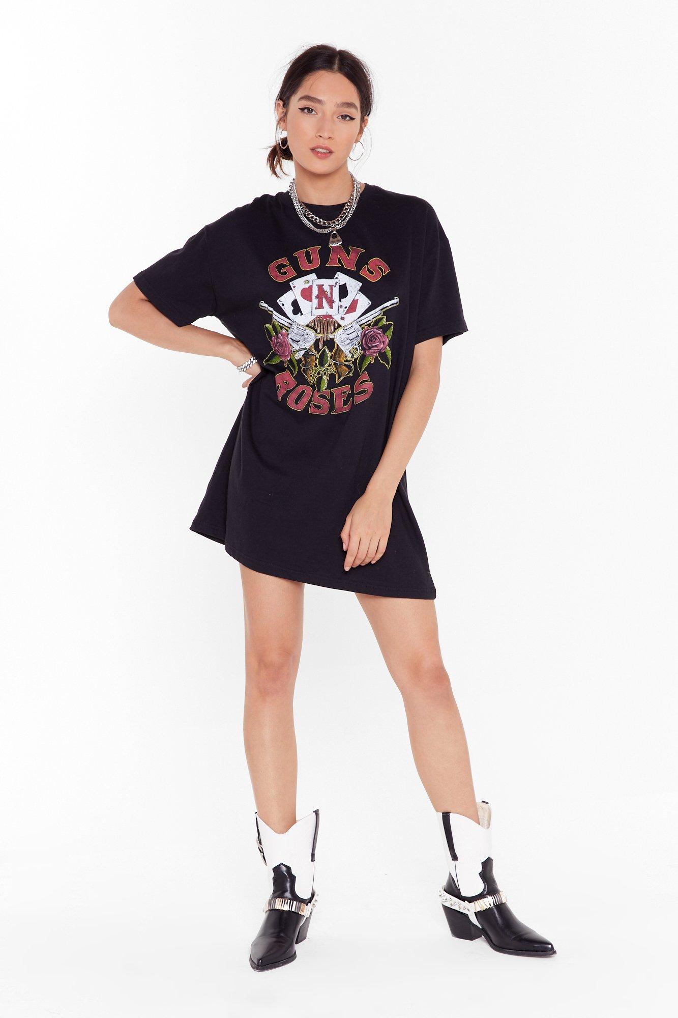 band shirt dress