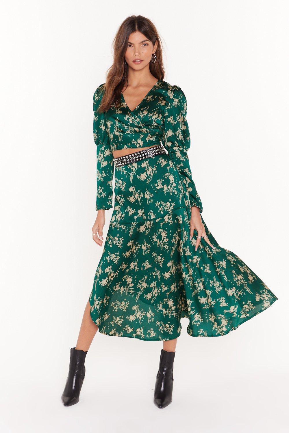 nasty gal green dress