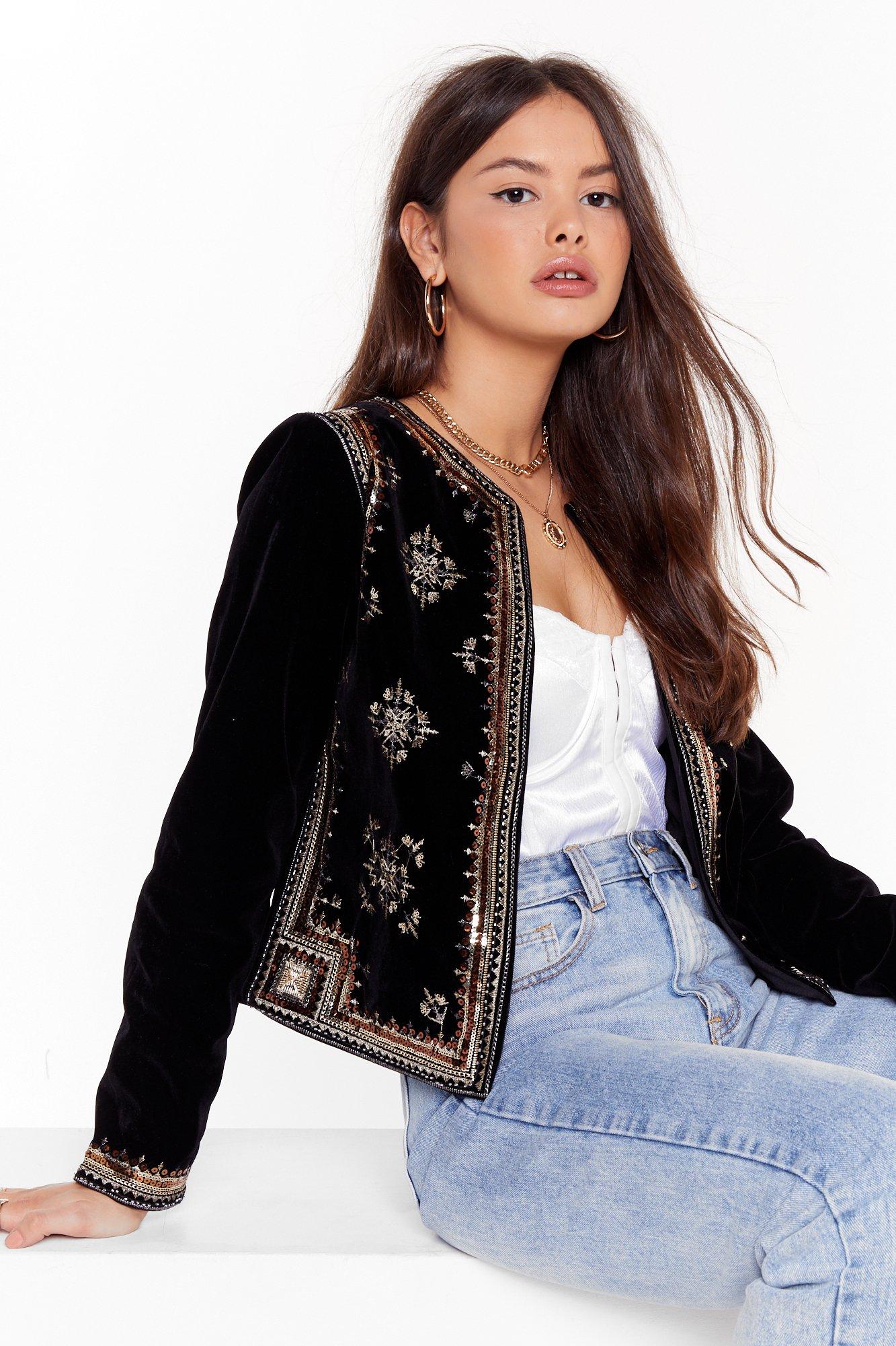 velvet jacket