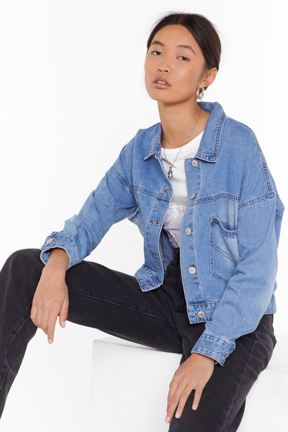 nasty gal denim jacket