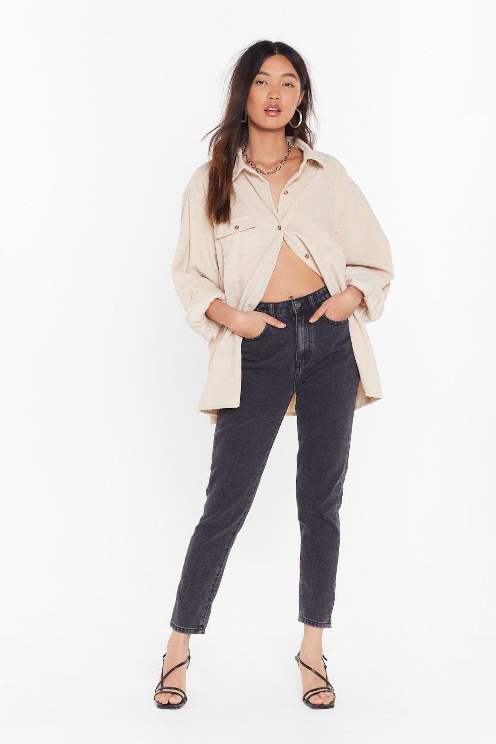black high waisted skinny jeans with belt loops