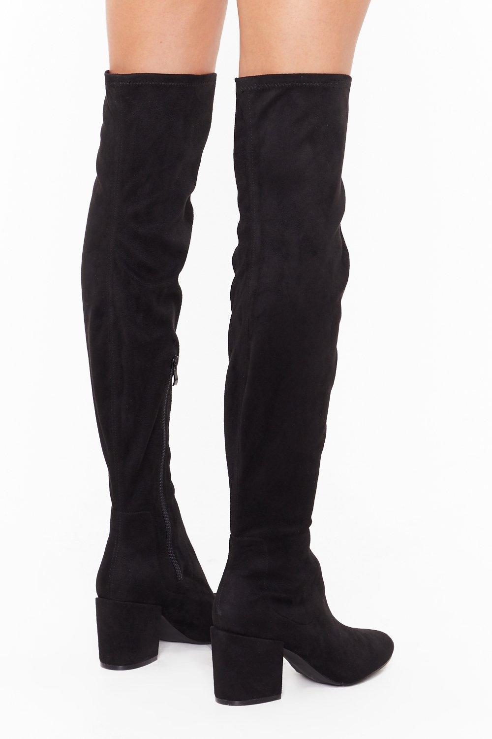 wide fit over the knee boots