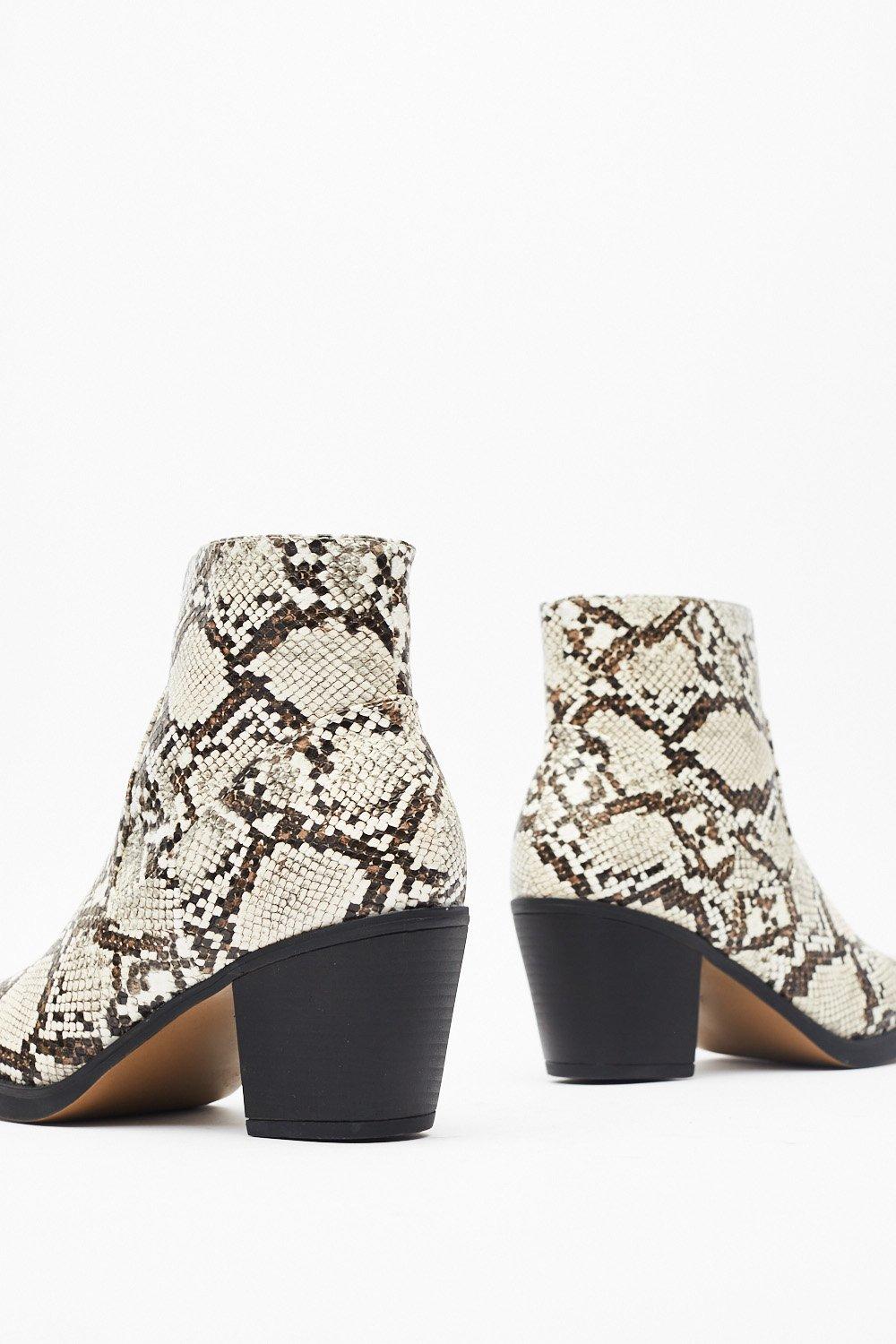 wide snake boots