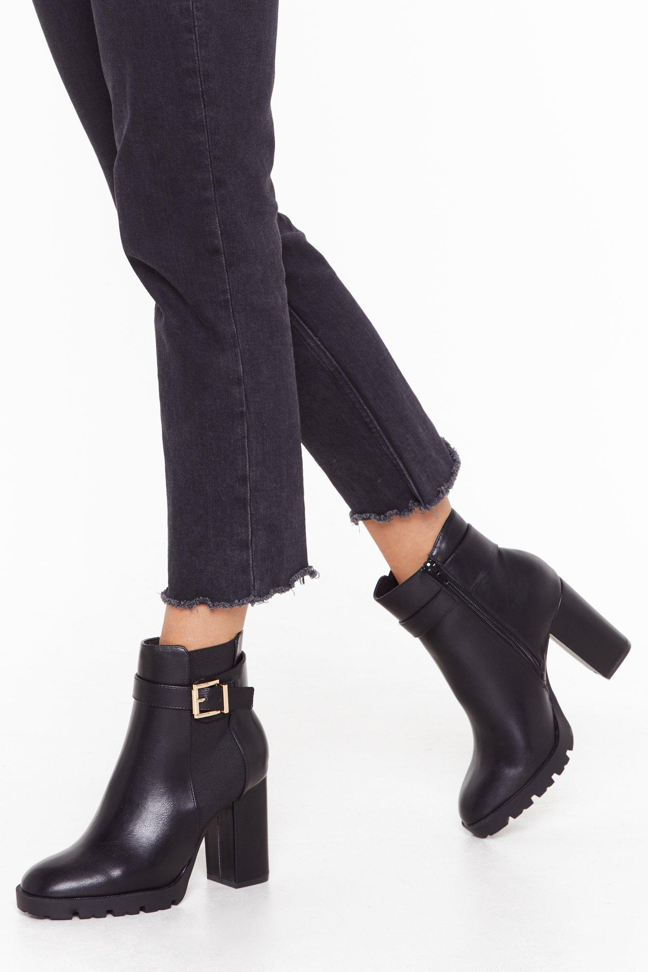 heeled boots wide fit