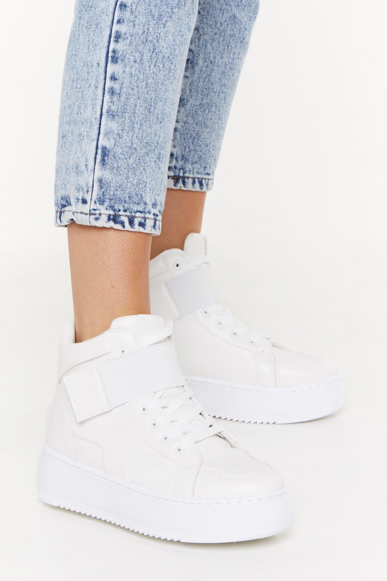 nasty gal white sneakers